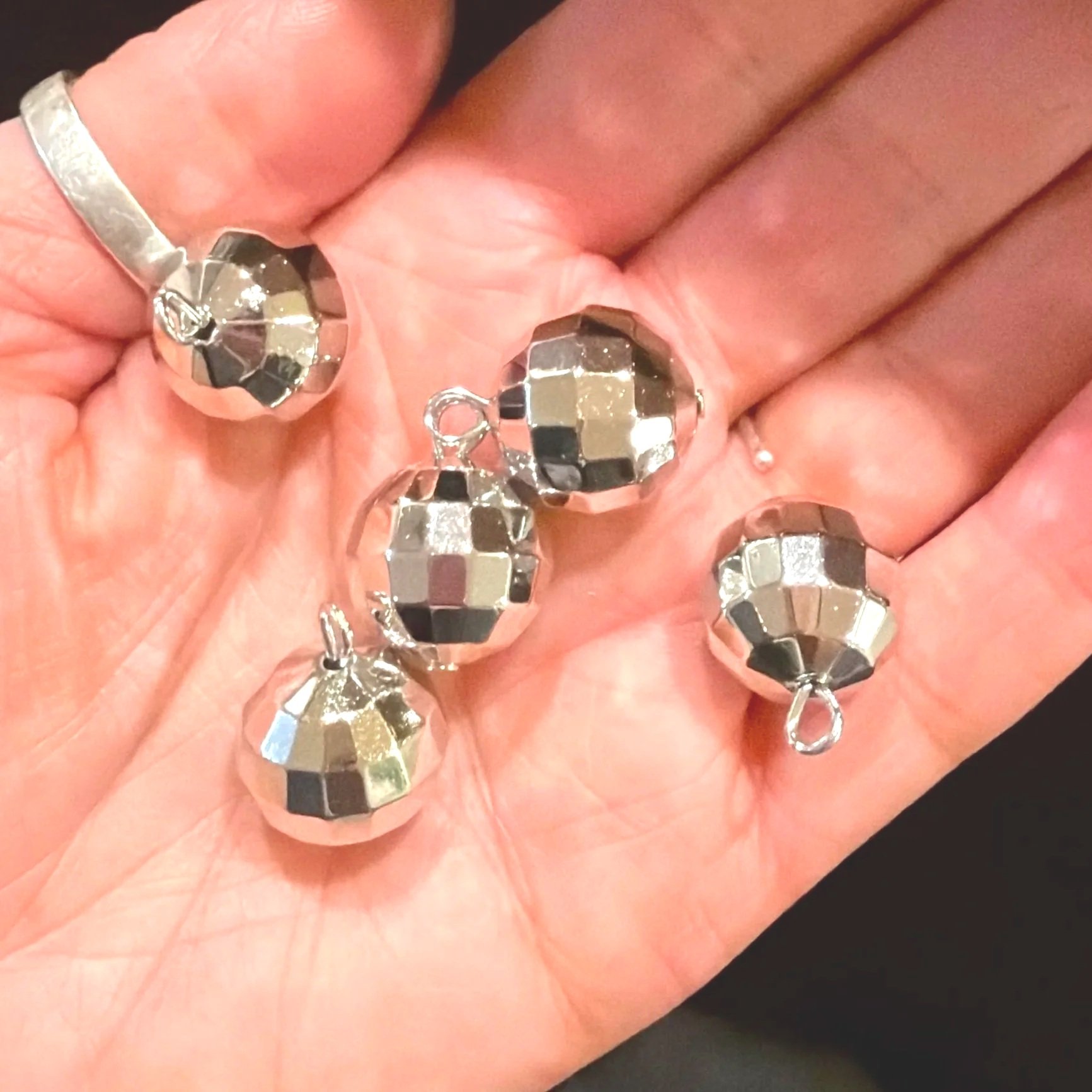 Mini Disco Ball Charm