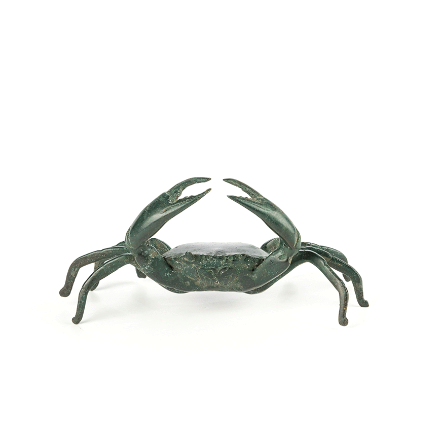 Small Bronze Patina Cornish Crab — Dempsey Designs