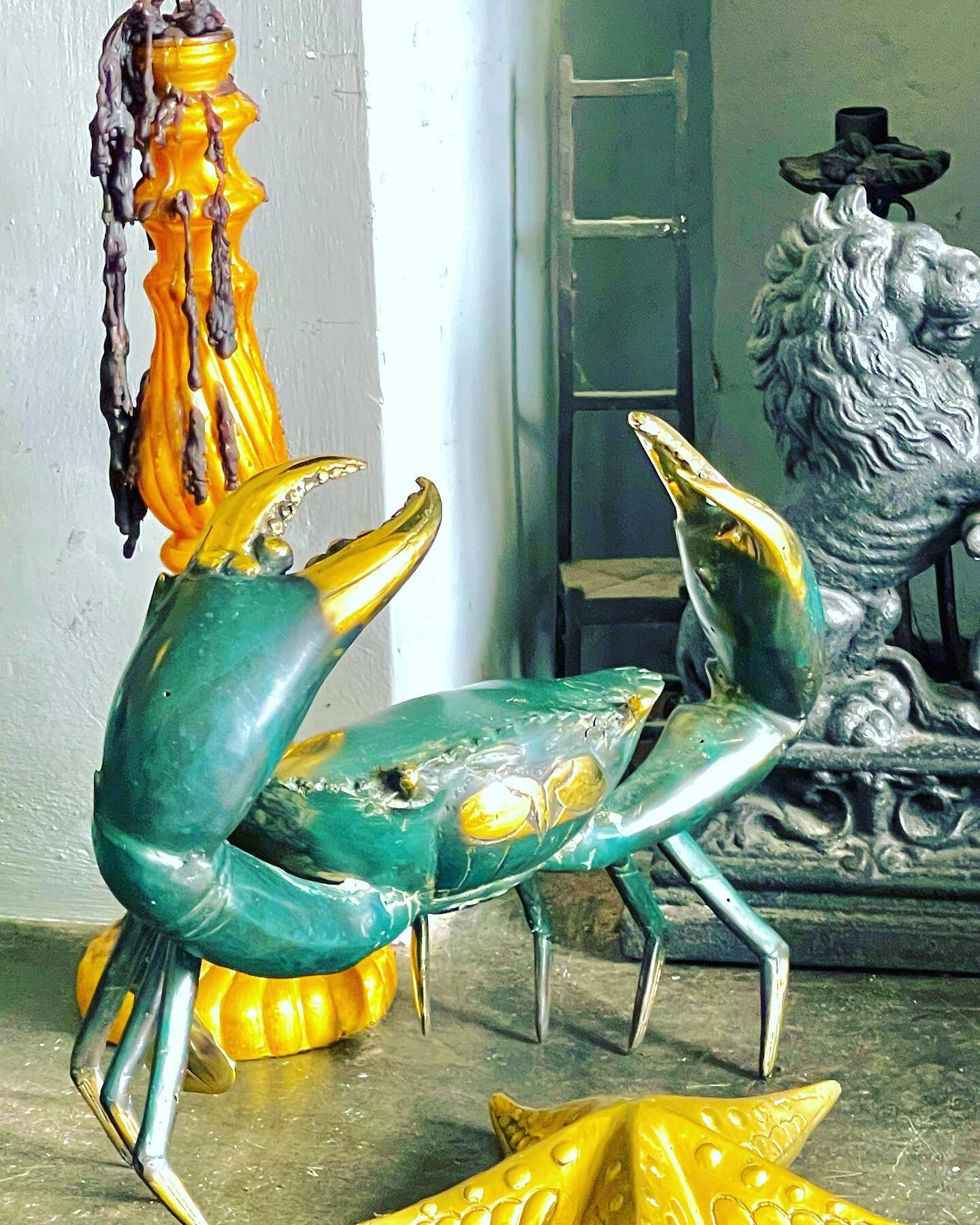 #large #cornish #crab #sculpture #bronze #art #peace #limited #addition #studio #art#sand #cast @dempseysculptures
