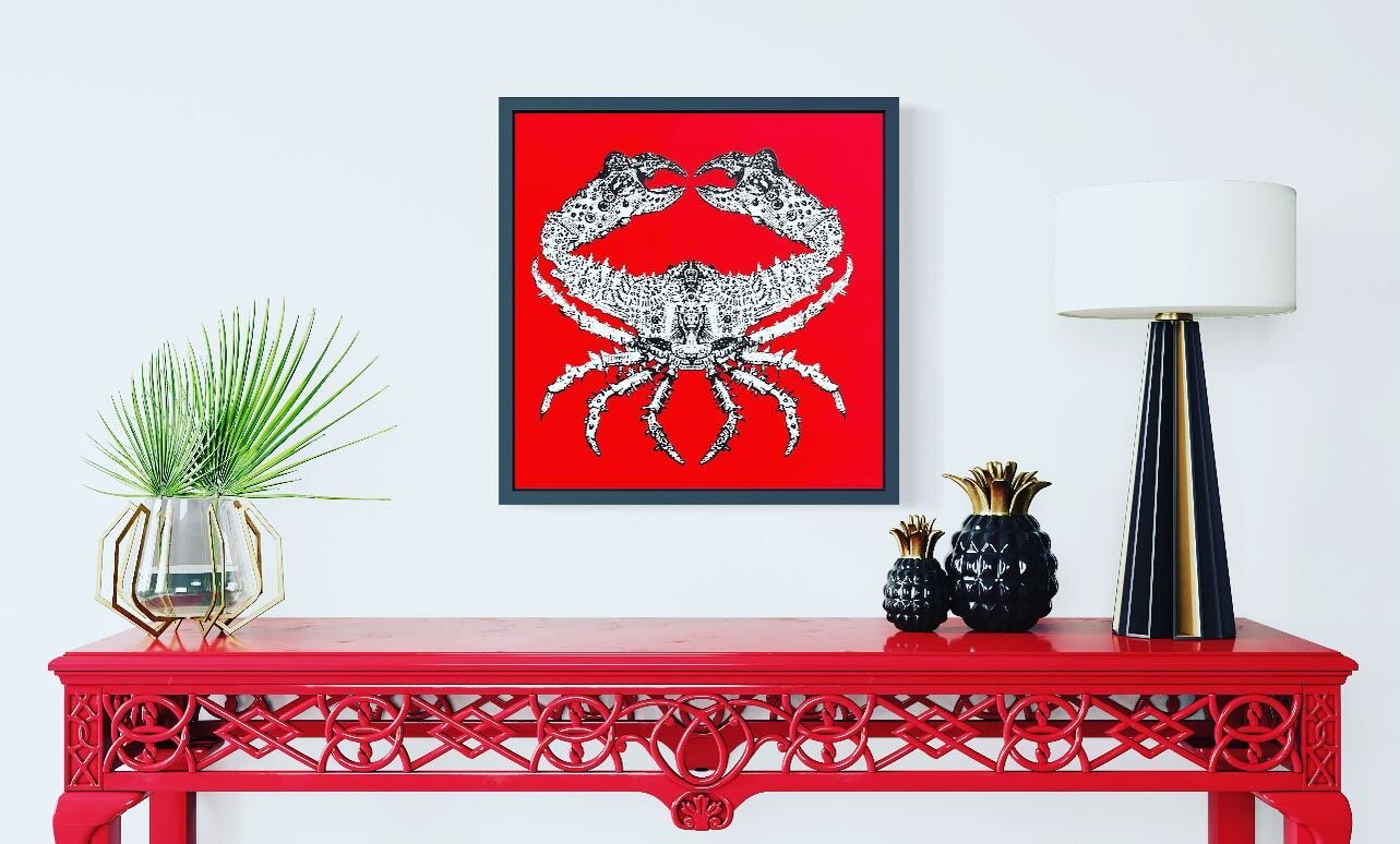 #screen #prints #limited #addition #crab #art #signed #one #of #50 @dempseysculptures The big daddy Cornish crab 🦀
