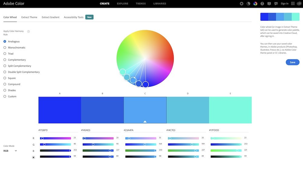 Color Wheel - Color Palette Generator