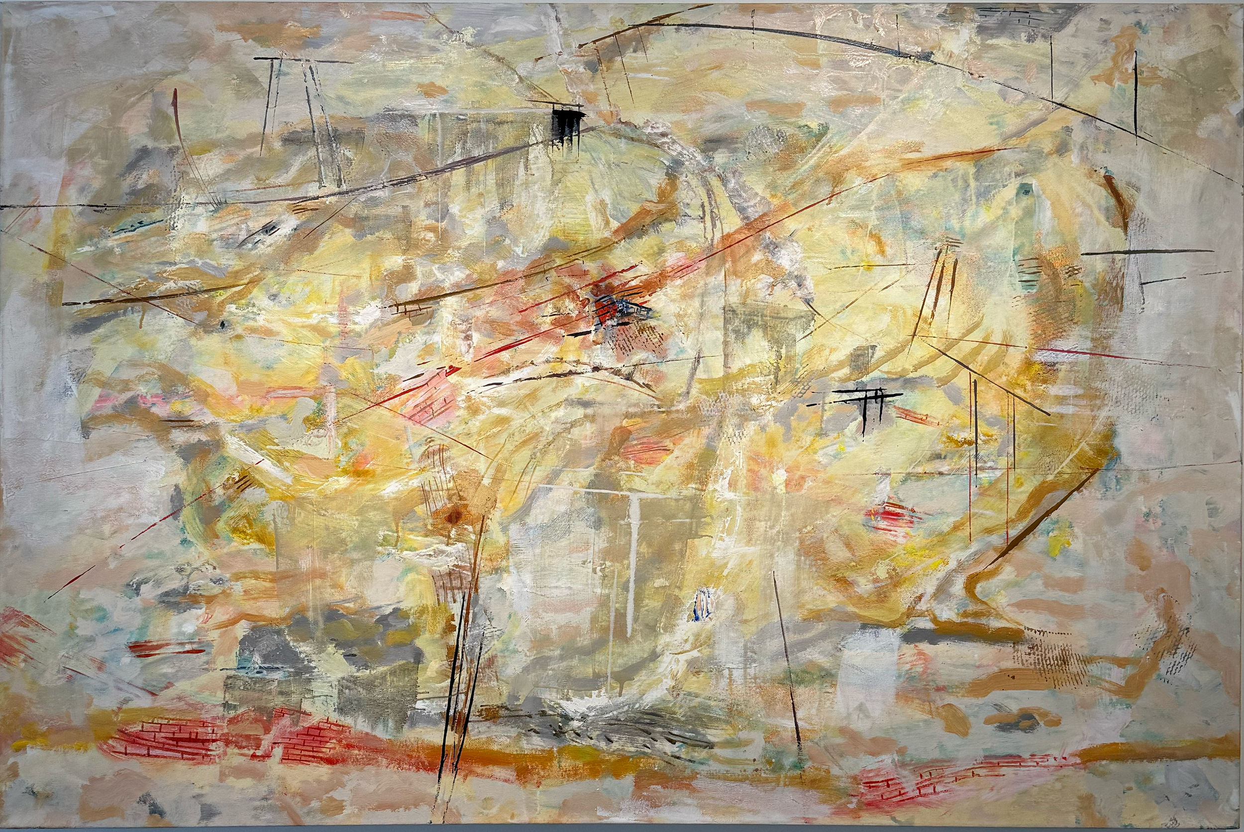 The Place Where Winds Meet 37''x57'' Oil on Canvas $5,500