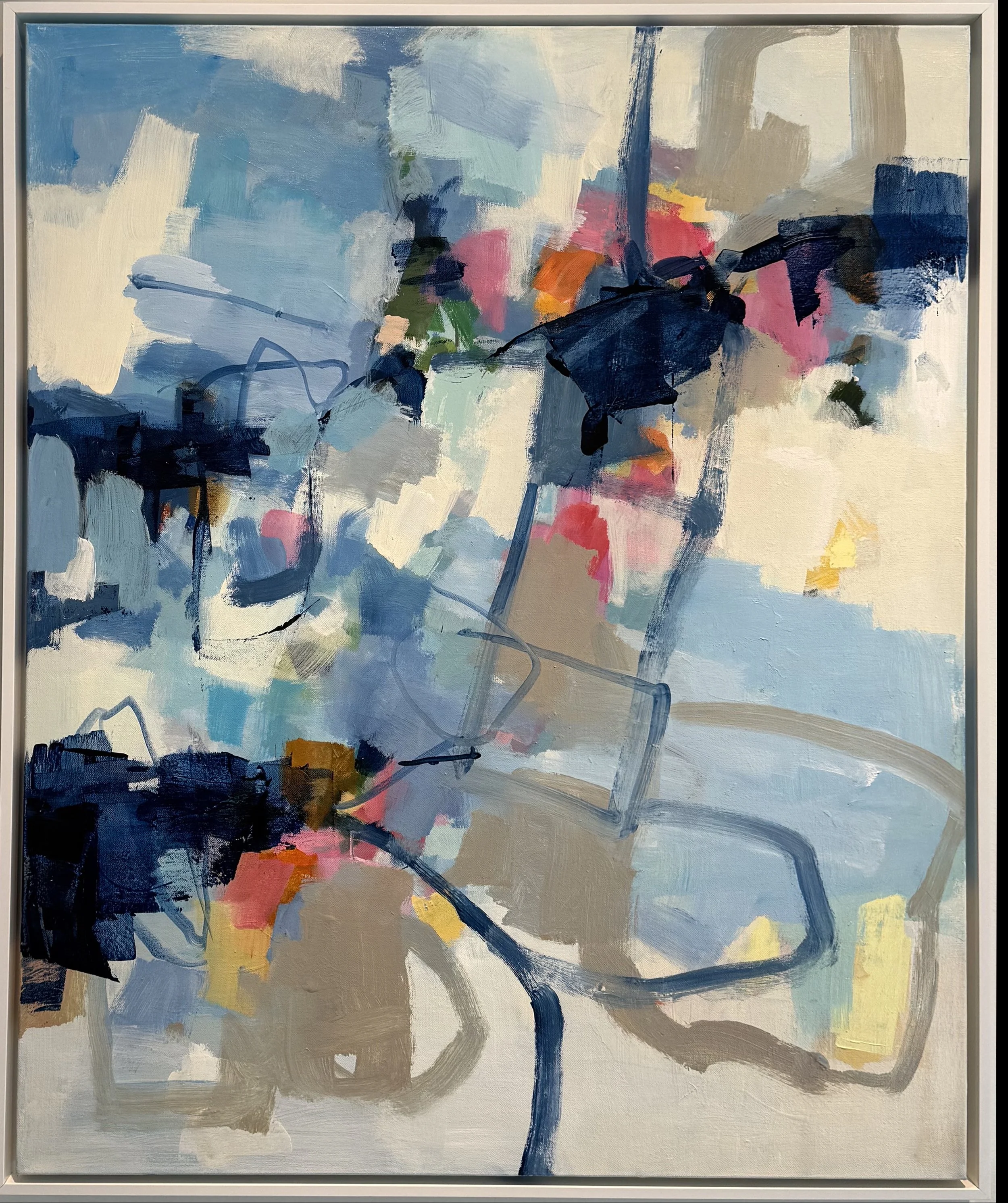 Garden Party I 40"x30" acrylic on canvas $3,950