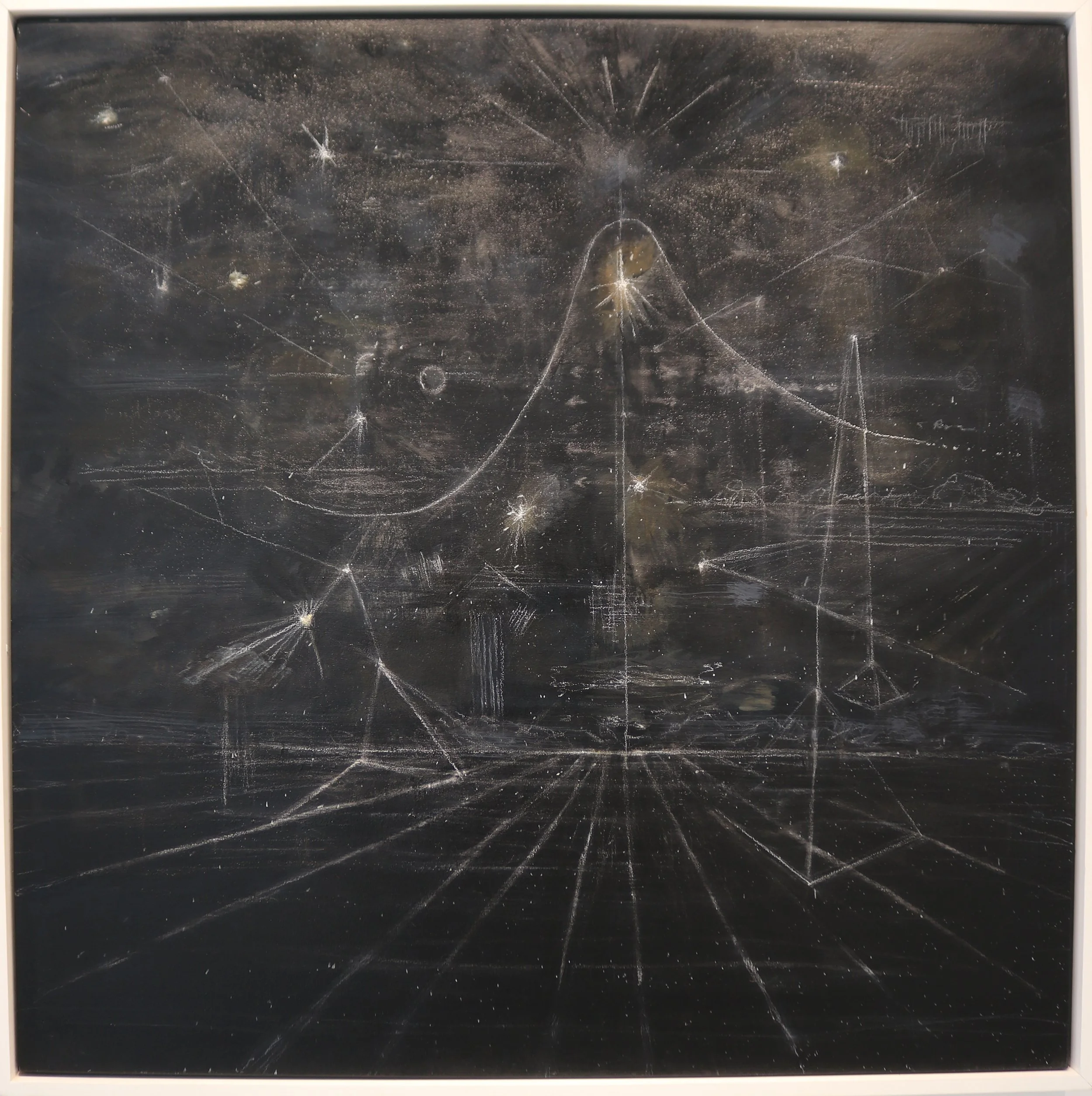 Blueprint 48x48'' Oil on Canvas $12,800