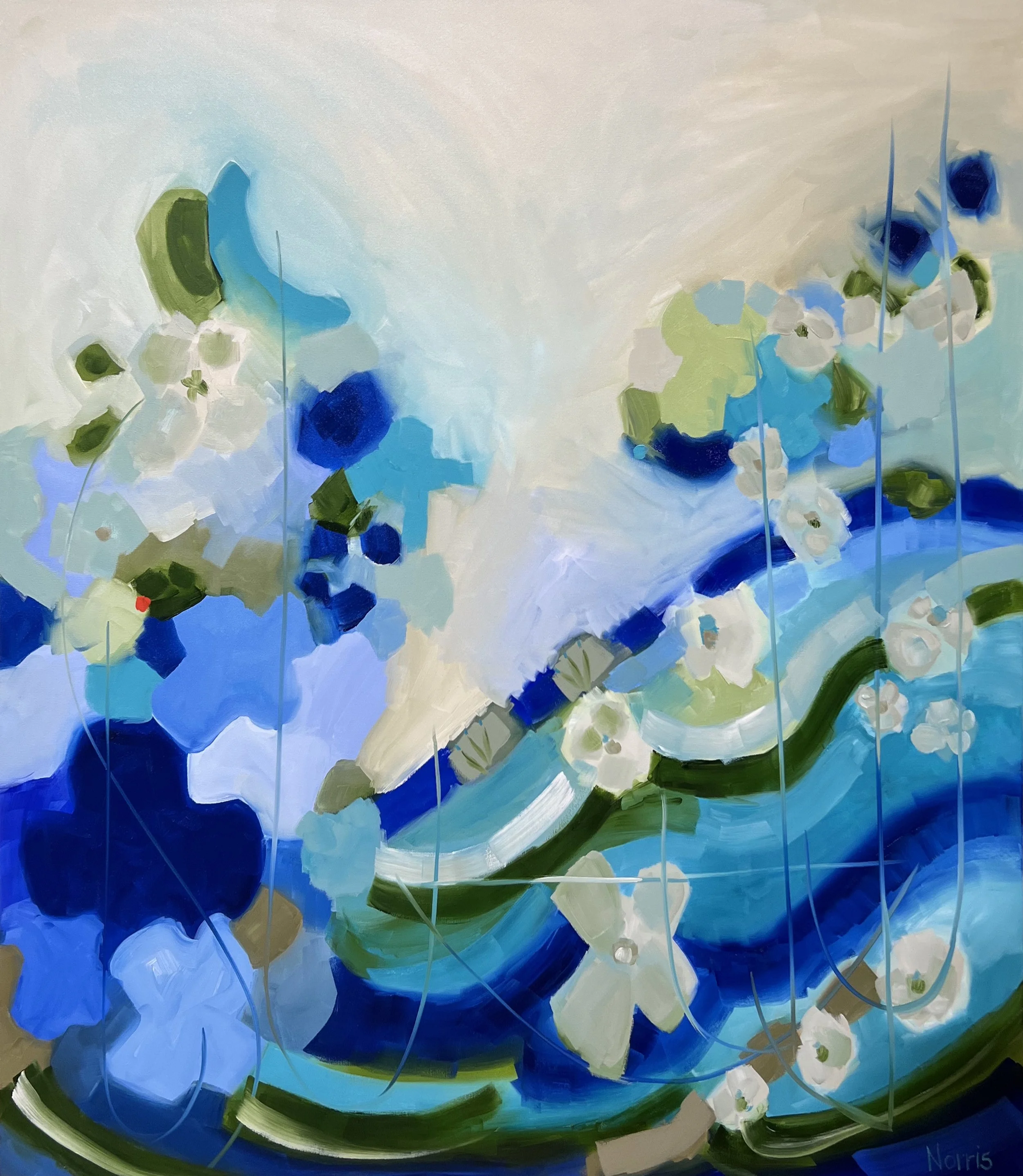 A View From The Dunes II 45”x45” Oil on canvas - 4,400