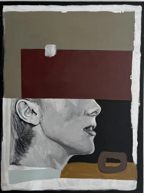 Fragmented Aria 36x48'' Mixed Media on Panel $3,100 - SOLD