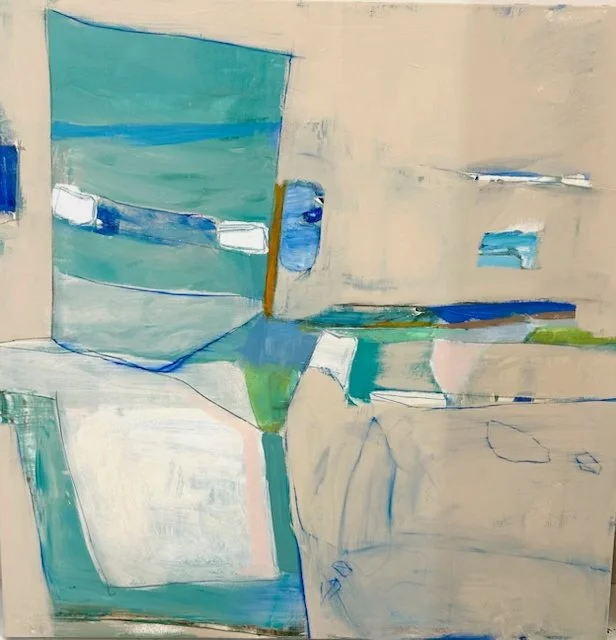 Bateaux 48" x 48" oil on canvas 6,500