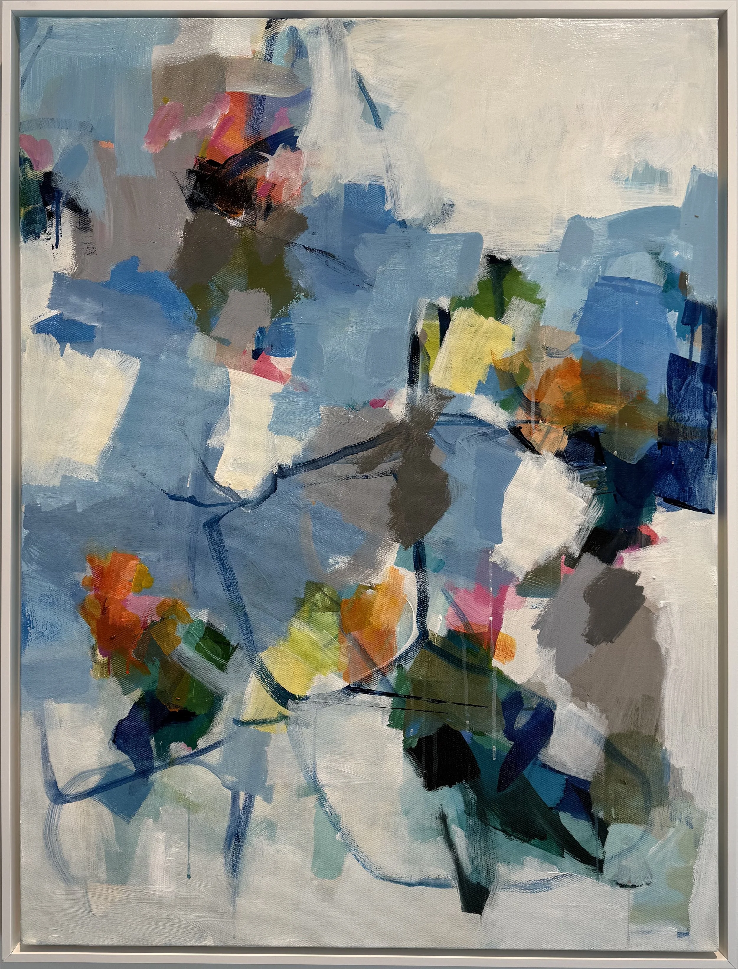 Garden Party II 40"x30" acrylic on canvas $3,950