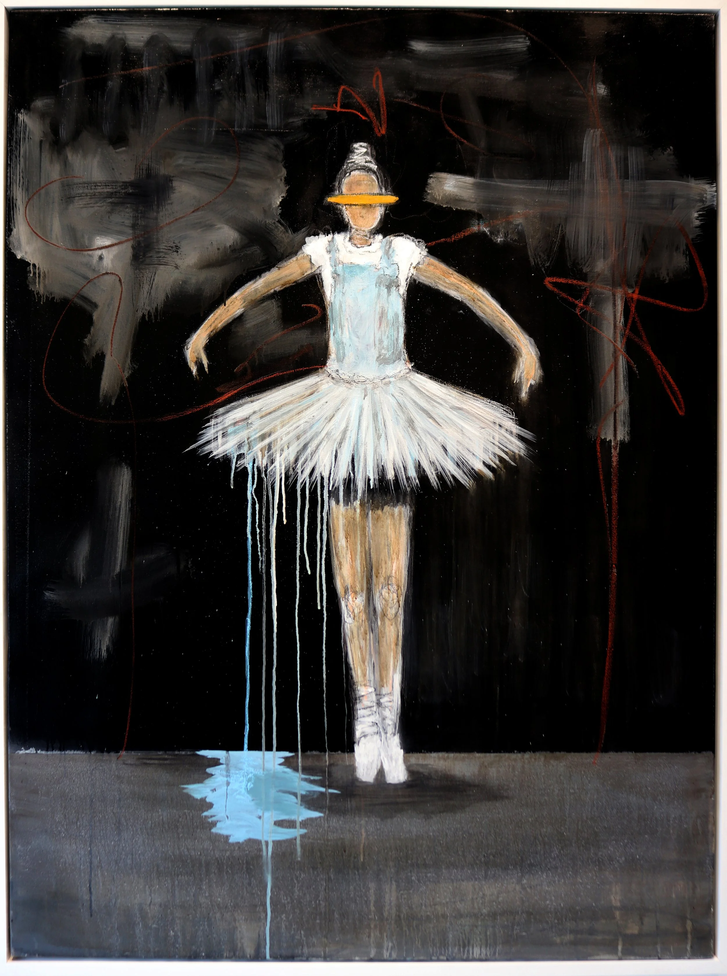 Dancing Outside The Box 36x48'' Oil on Canvas $9,600