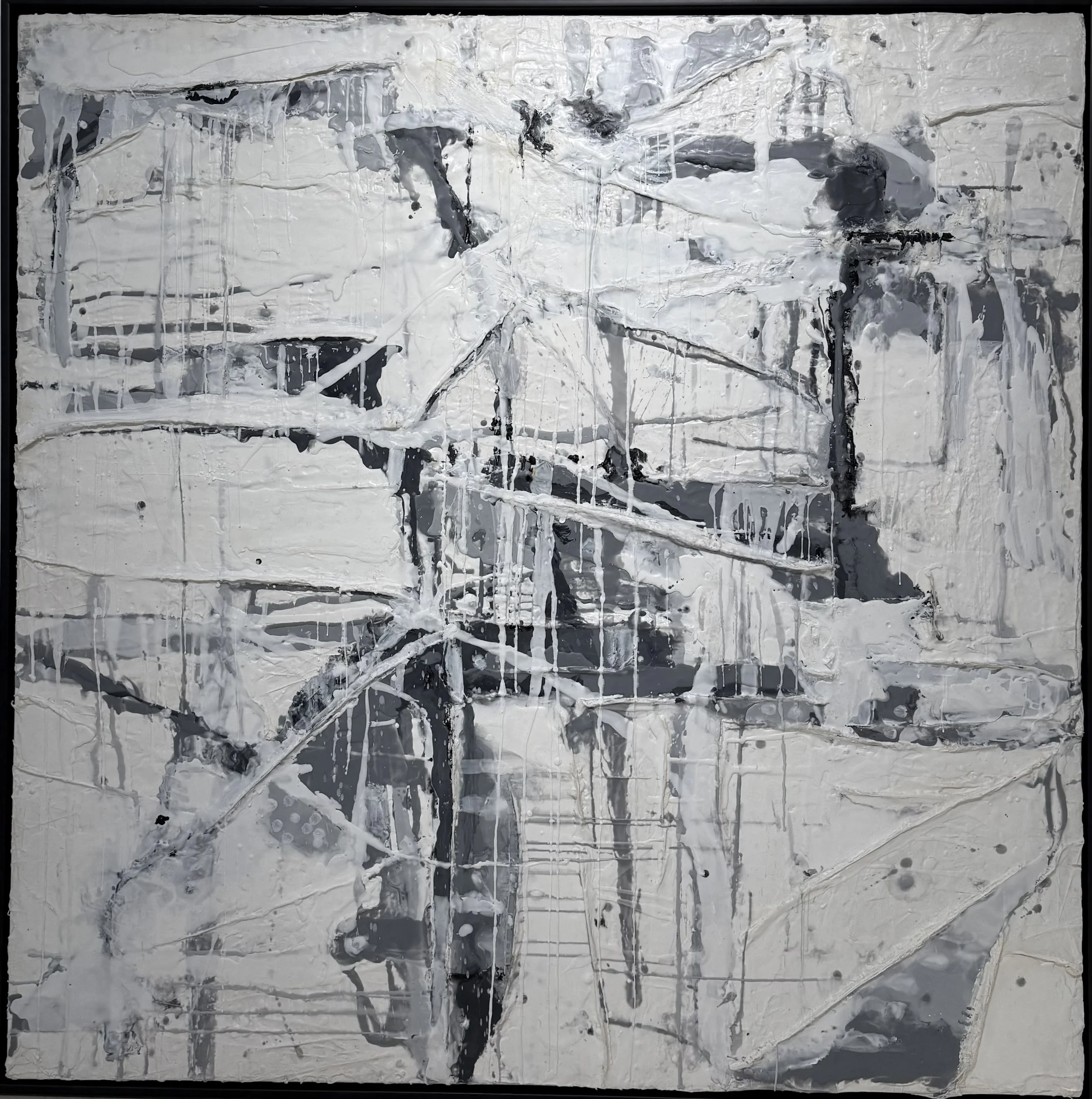 Mars 60x60'' Encaustic $11,500