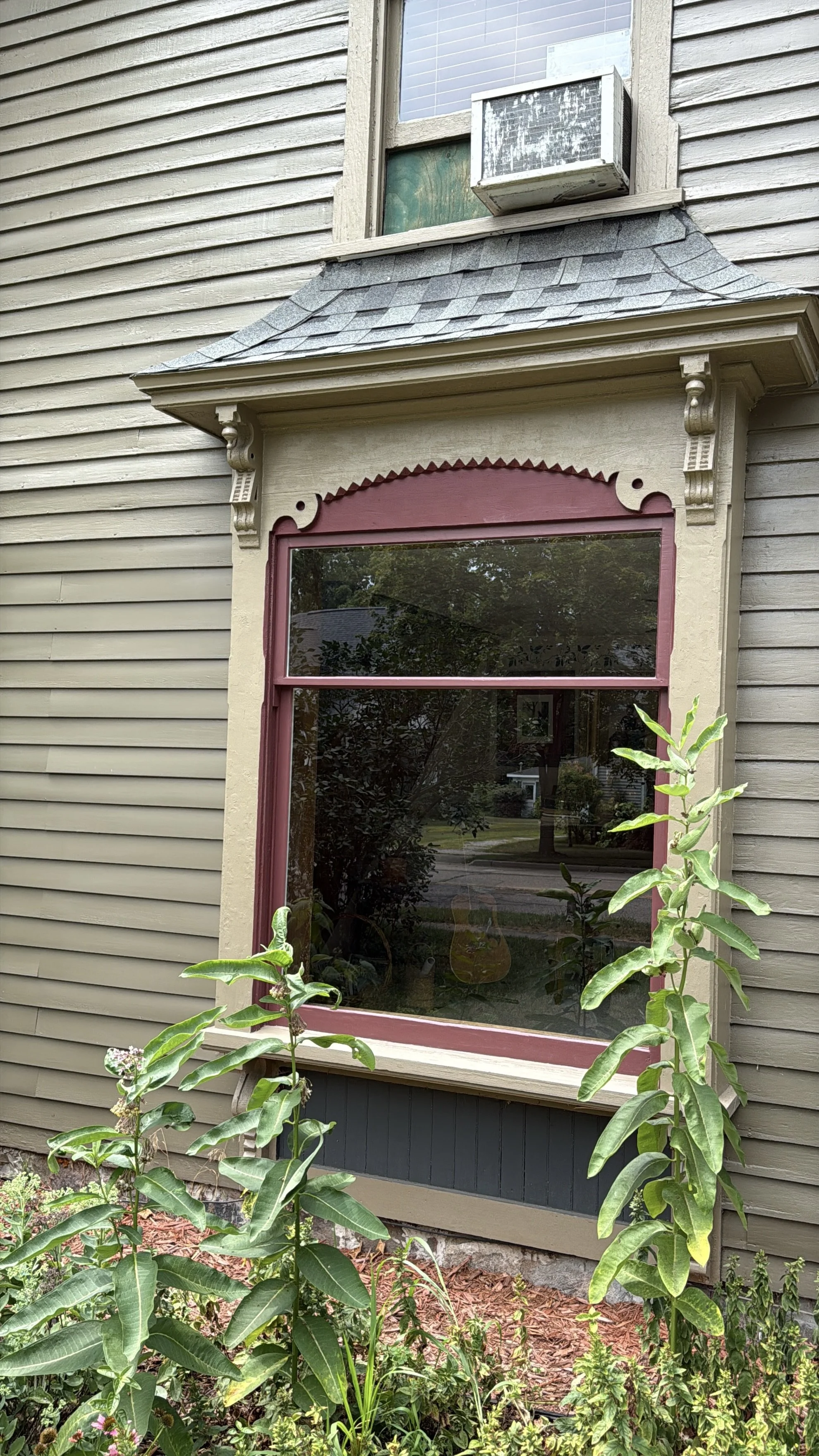 c. 1890 single-hung picture window. Full restoration. - Leslie, Michigan