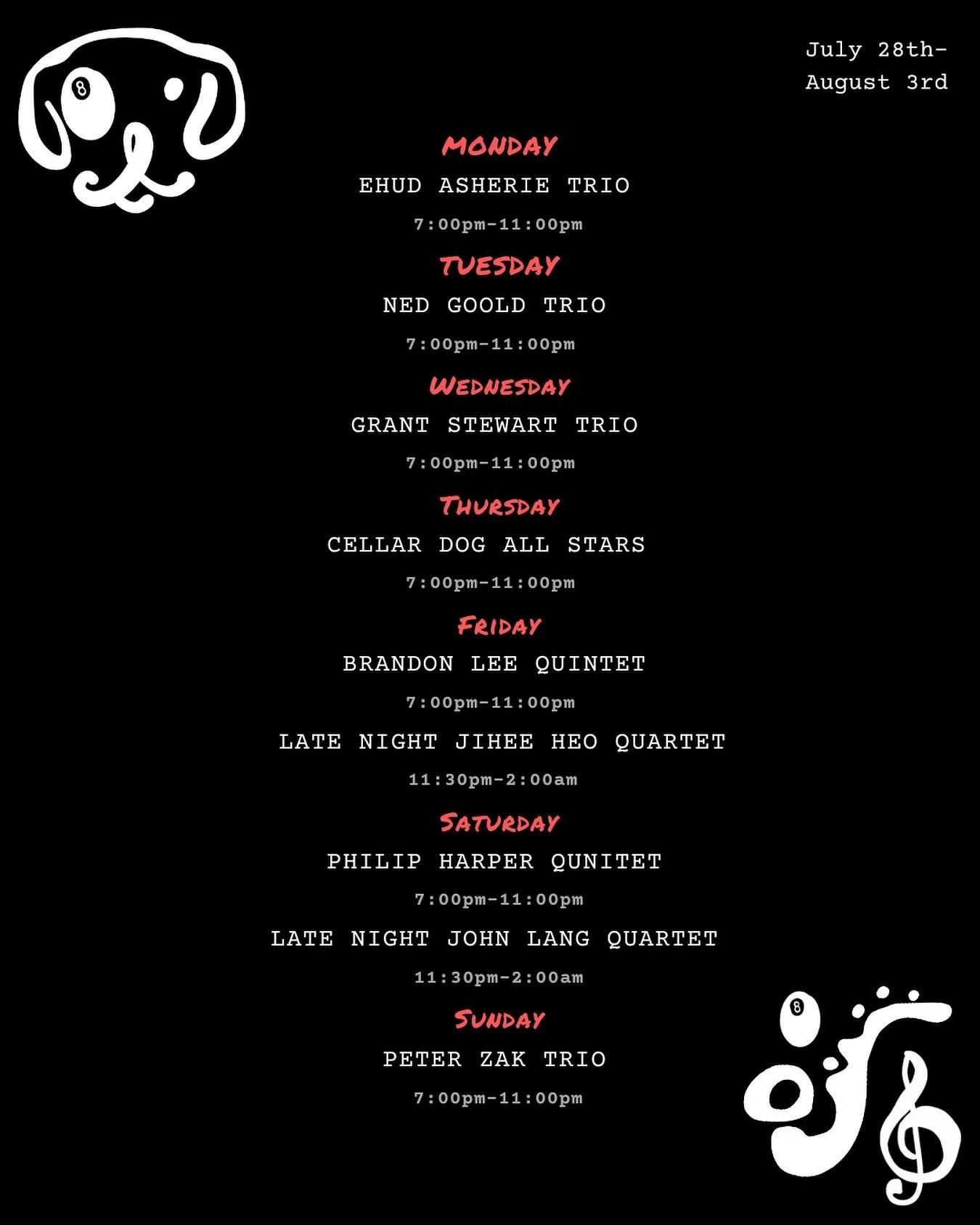 🎺Jazz in the pews, all week long! Come for the music, stay for the soul. Our lineup is ready... are you?🎵 

&bull;
&bull;
&bull;
#nycbar #livejazz #livejazznyc #nycjazz #nycjazzscene #billiards #pingpong #shuffleboard #nycnights #westvillage #westv