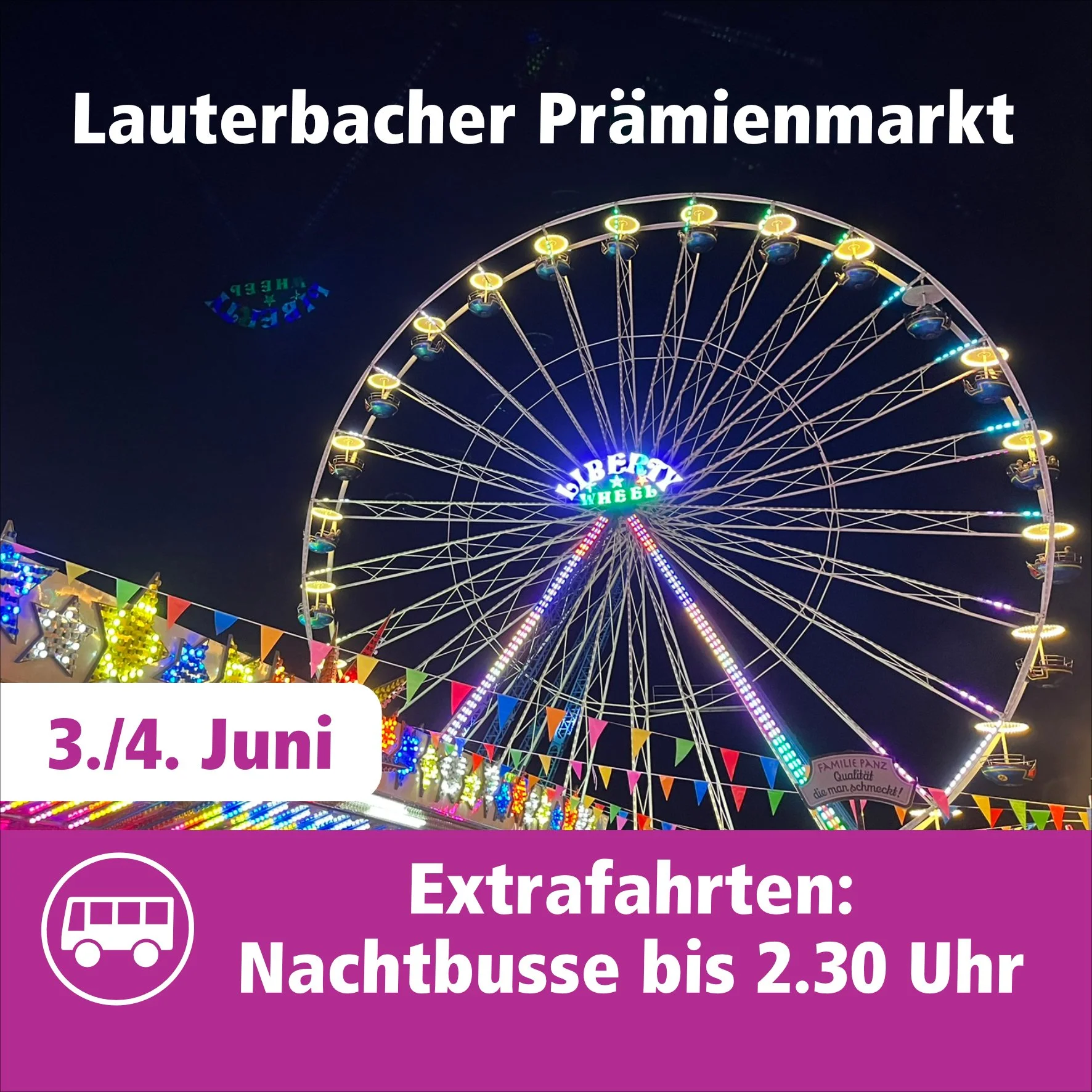 Riesenrad am Lauterbacher Prämienmarkt