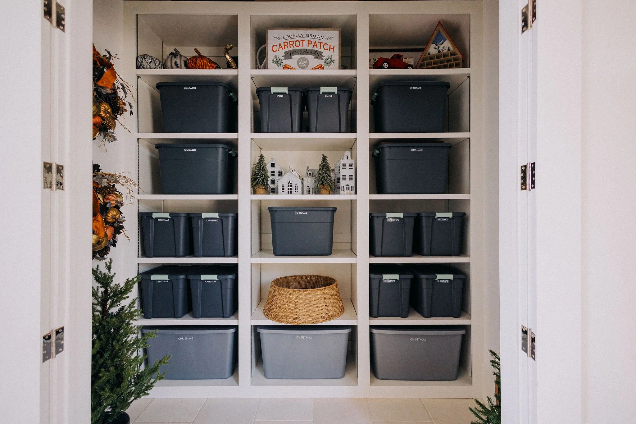 Downsized home storage system designed by a concierge relocation company for efficient, clutter-free living
