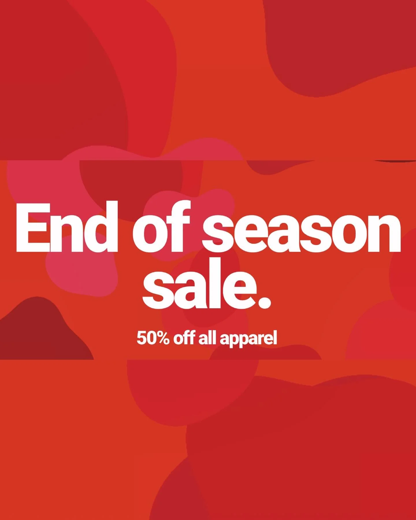 50% off the entire store. Shop online or in store. Link in bio. (Might be a good time to buy those Holiday gifts. We won&rsquo;t tell anyone you bought it on sale. We promise!)
