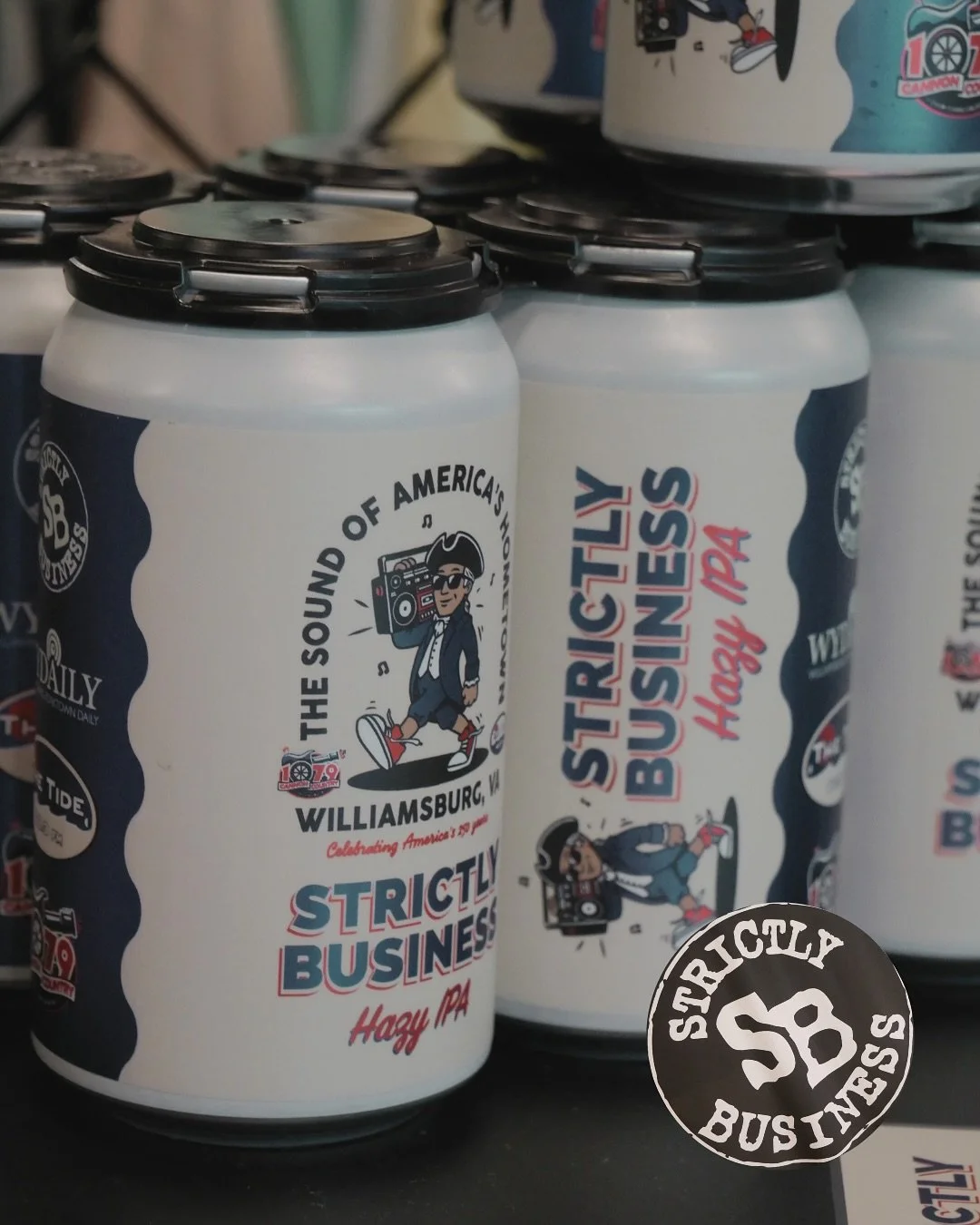 We hosted the beer release party for Strictly Business Williamsburg @wydaily last Friday and showed you guys how the sausage (shirts) get made. We&rsquo;ll have the shirts we printed at the SB event tomorrow night at VPCC. Come snag a shirt &amp; say