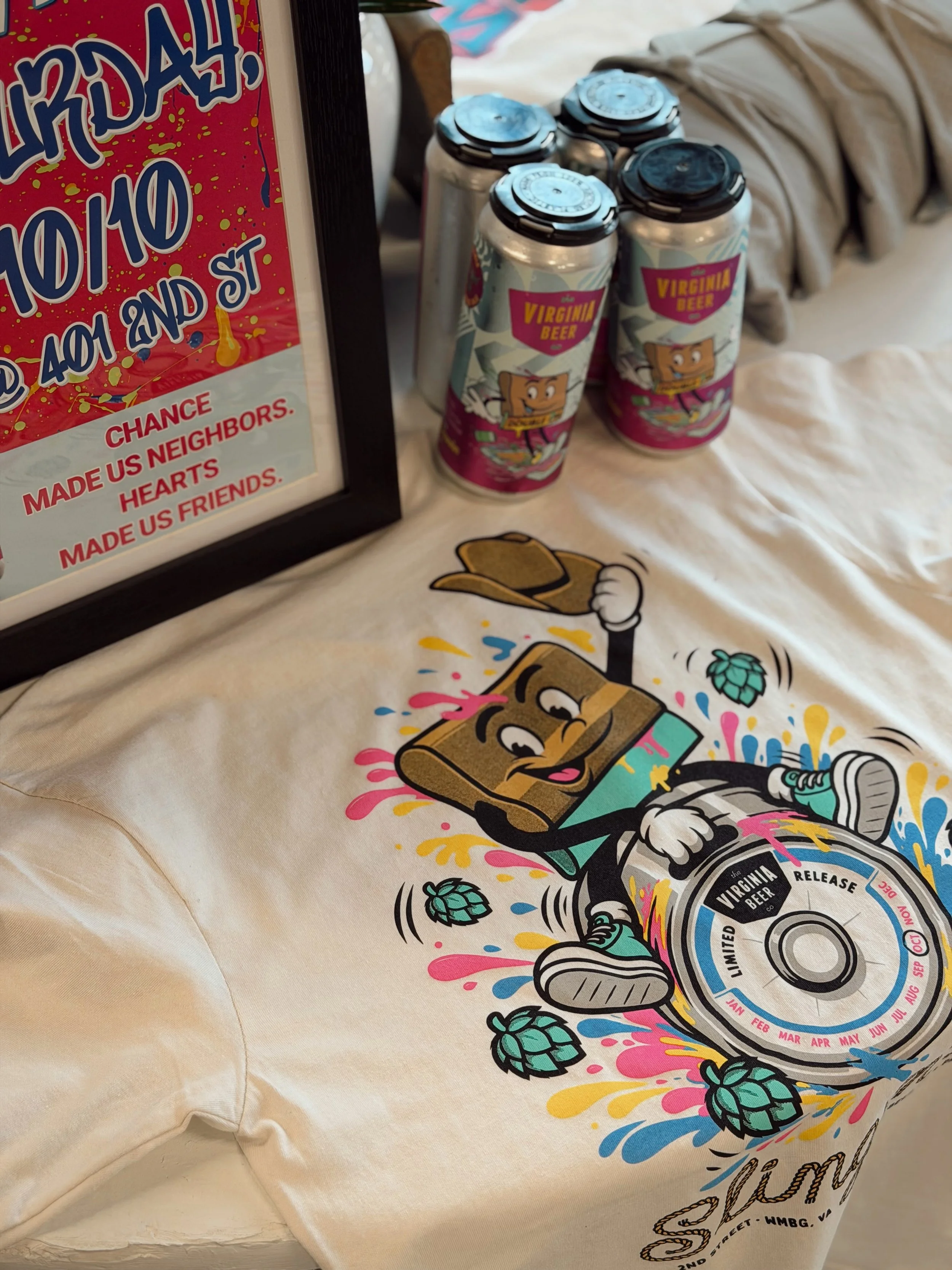 Slingin Ink 2026 😎

10/10 shirts, beer, and company. @virginiabeerco let&rsquo;s be friends forever. 

(If these pics are giving you FOMO, DM us to find out how you can be there next year!)