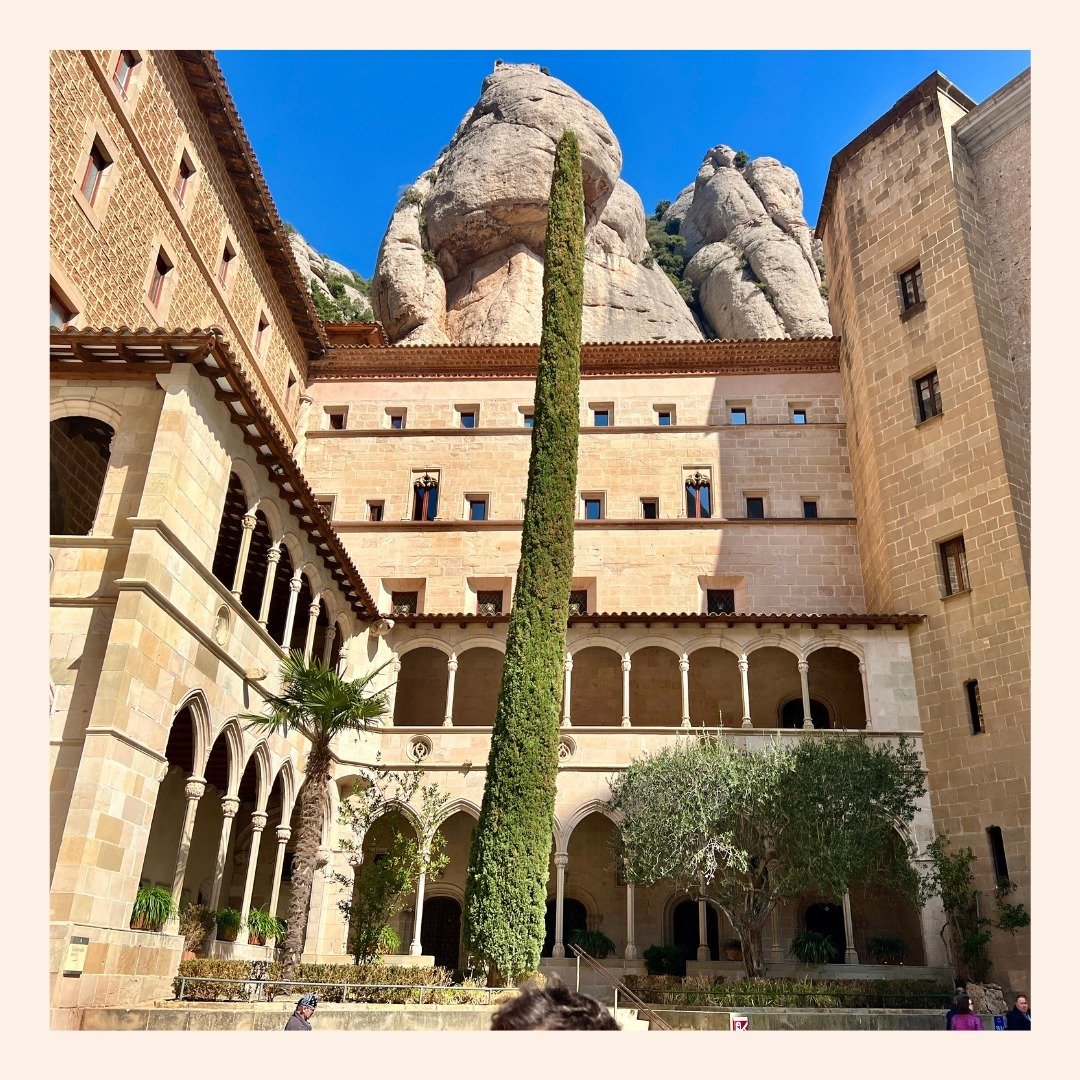 The Monastery of Santa Maria of #Montserrat is 1,000 years old and was under siege from Napoleon in 1811 and 1812. Today, the monastery consists of a basilica where monks live, restaurants, shops, a museum, and a hotel.

The Montserrat Monastery hous
