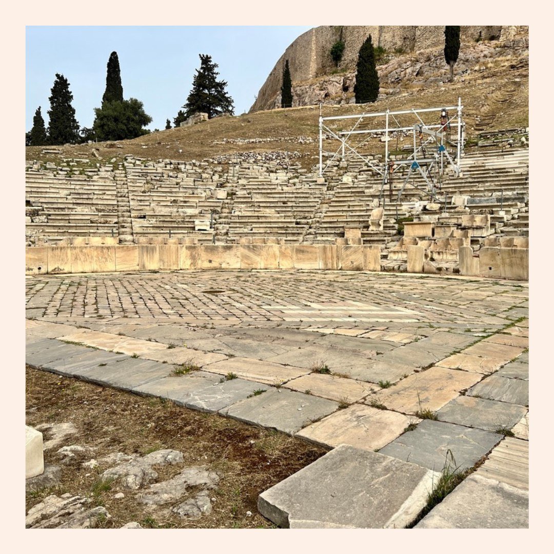 During the 5th century BC, the Theatre of Dionysus served as the locus of the contests in which the plays of Sophocles, Euripides, Aeschylus, and Aristophanes (which developed from the Dionysian tradition) were first performed. At the time, the audit