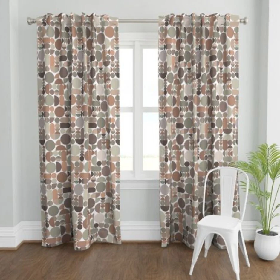 Curtains Bauhaus Mocha Mousse