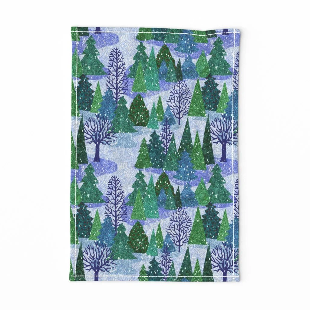 Longest Night Tea Towel
