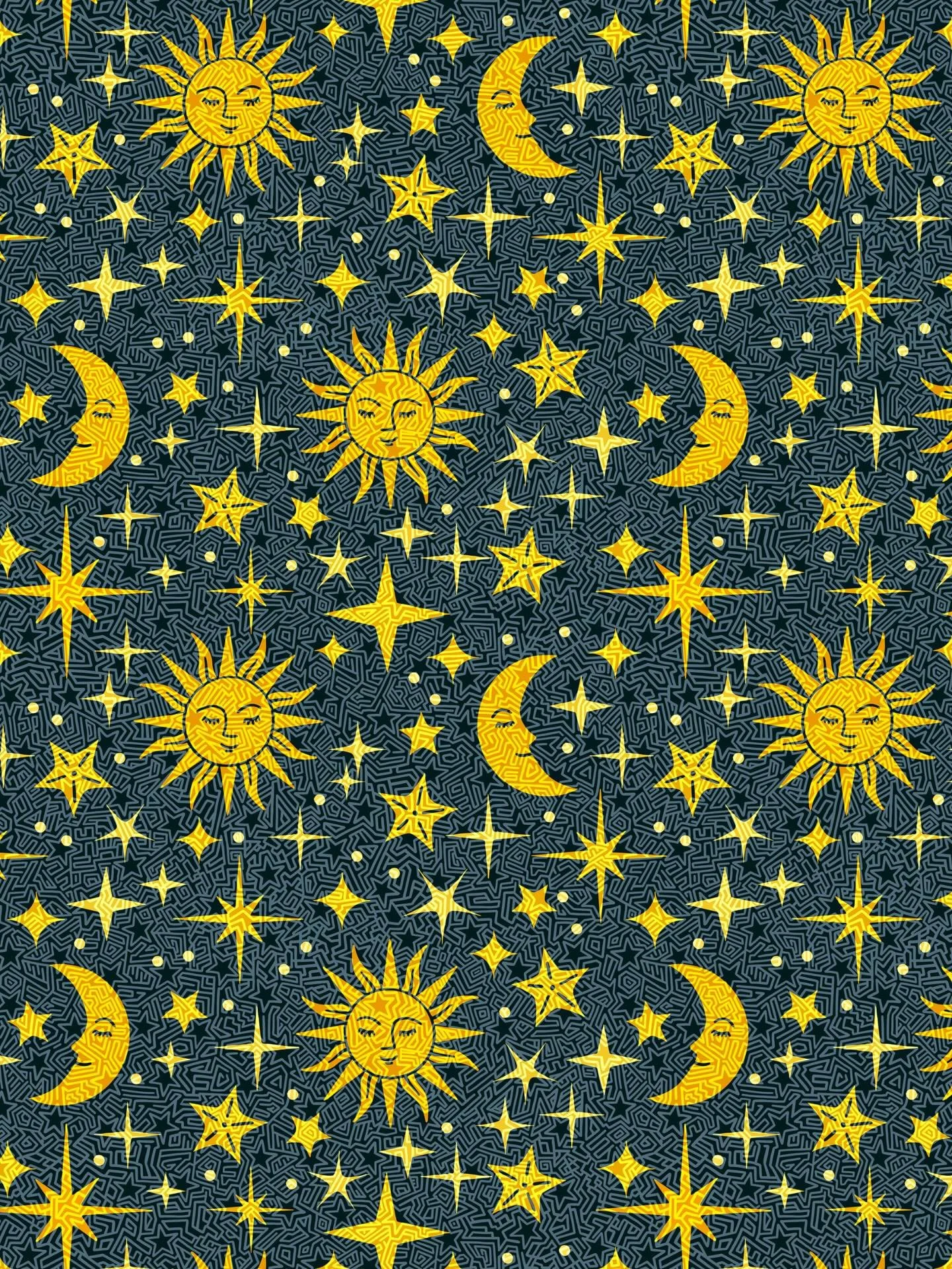I&rsquo;ve discovered a fun, new sort of a pattern over a pattern&mdash;laying an intricate, zen doodle pattern over another, more traditional, repeating illustration&mdash;lending complexity of texture &amp; varied color over a simple design.

I fir