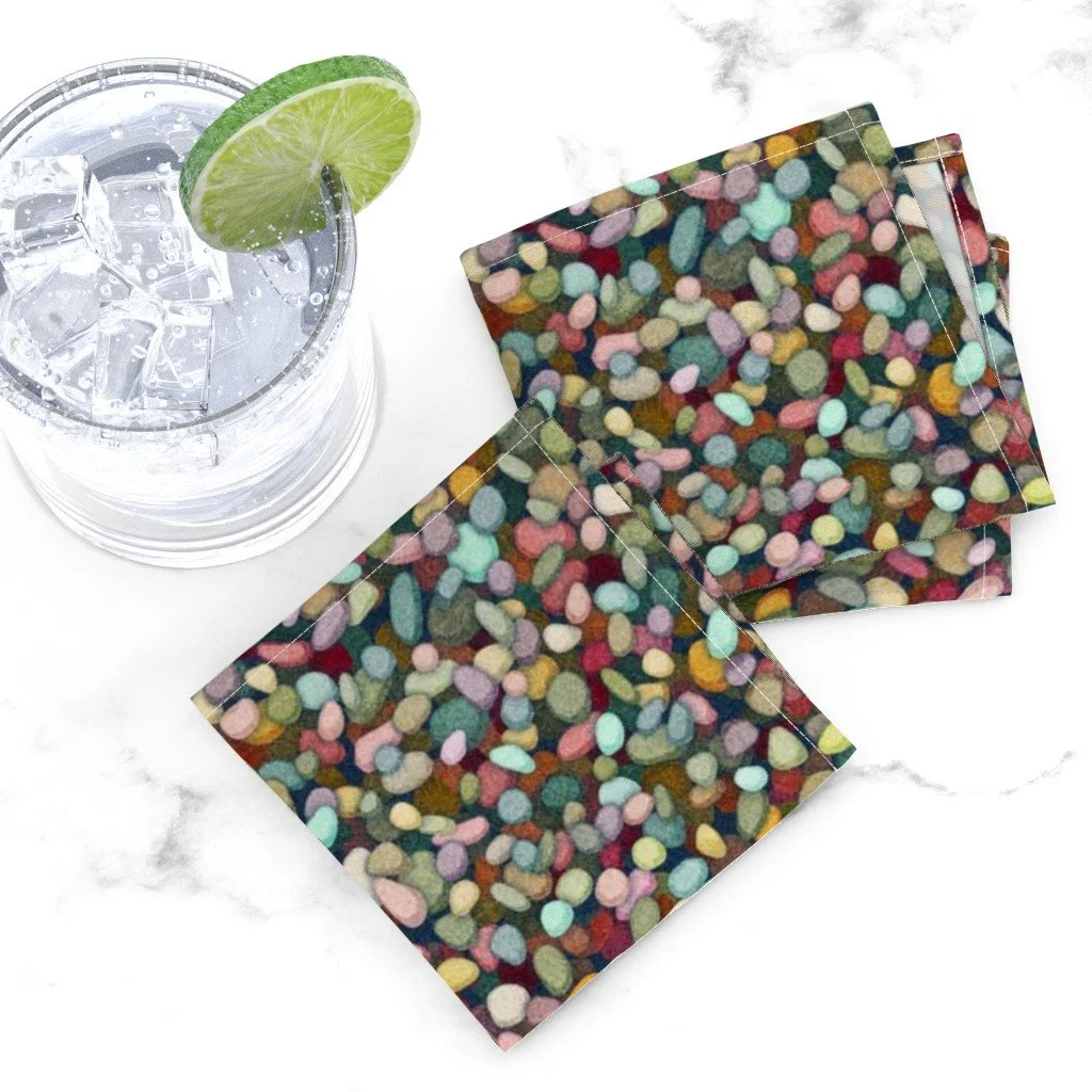 Pebble Cove Cocktail Napkins