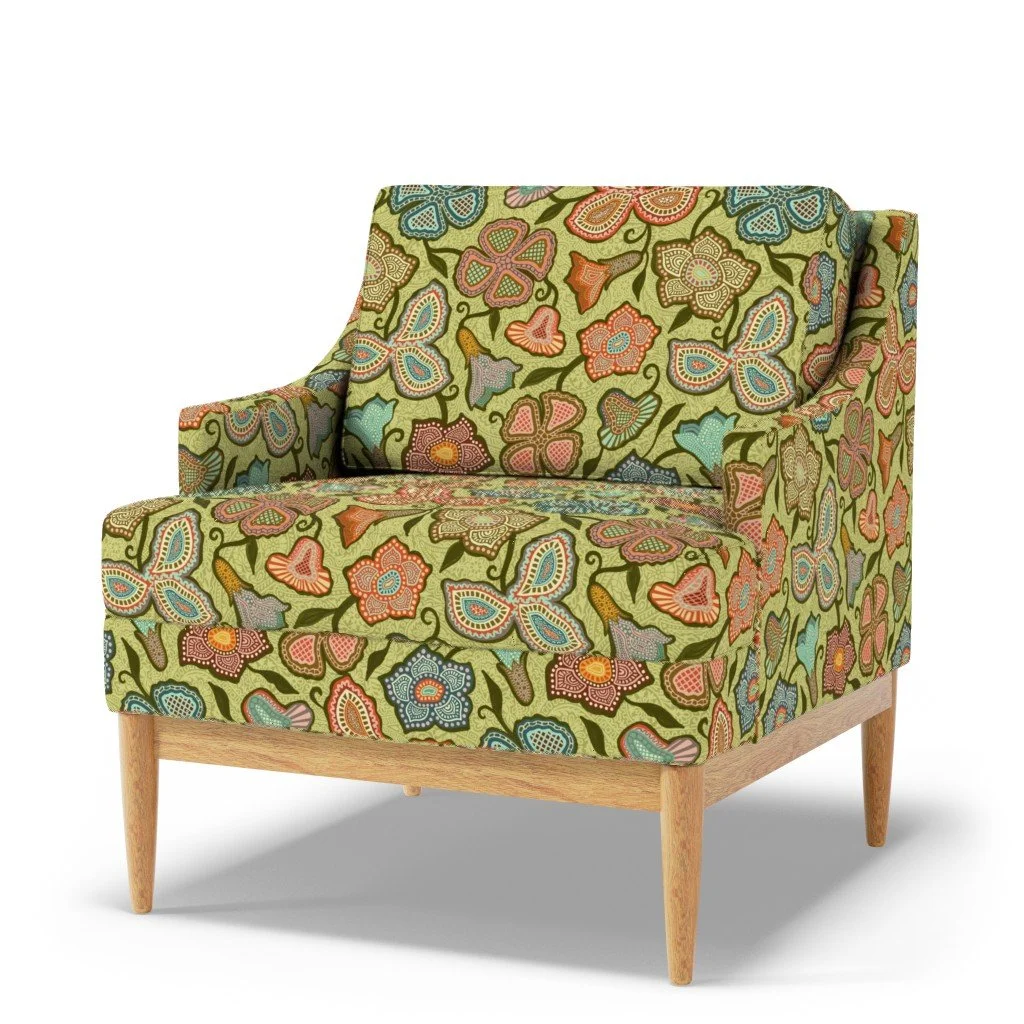 Spice Market Paisley Fabric