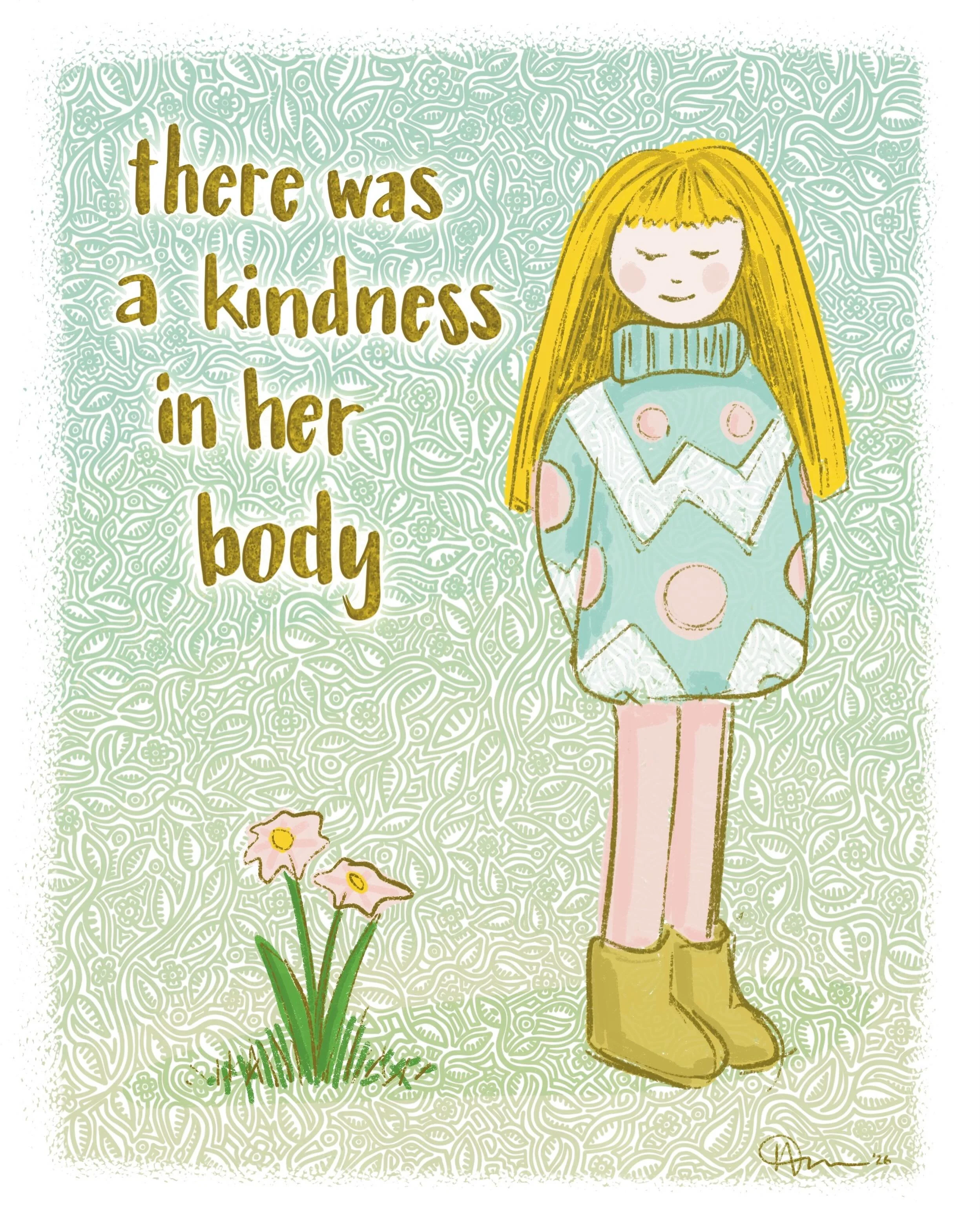 &ldquo;there was a kindness in her body&rdquo; 🌼

This week&rsquo;s prompt for @thetuesdaycollective with @softgoatcashmere inspired me to think about softness &mdash; not as fragility, but as presence. Quietness. Warmth.

I loved creating this gent