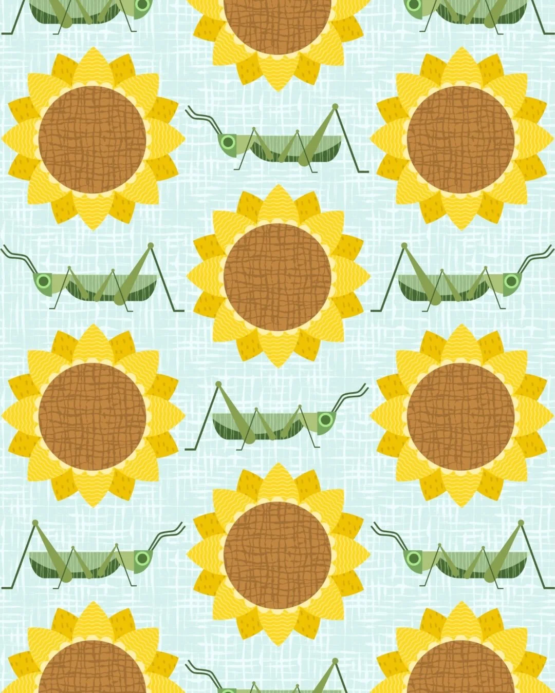 Week 4 of the Bugs in Bloom challenge is Grasshopper + Sunflower 🦗🌻

The grasshoppers have claimed the sunflower patch as their kingdom now &mdash; stretching long legs between giant blooms, hiding in the shade of petals, and conducting important t