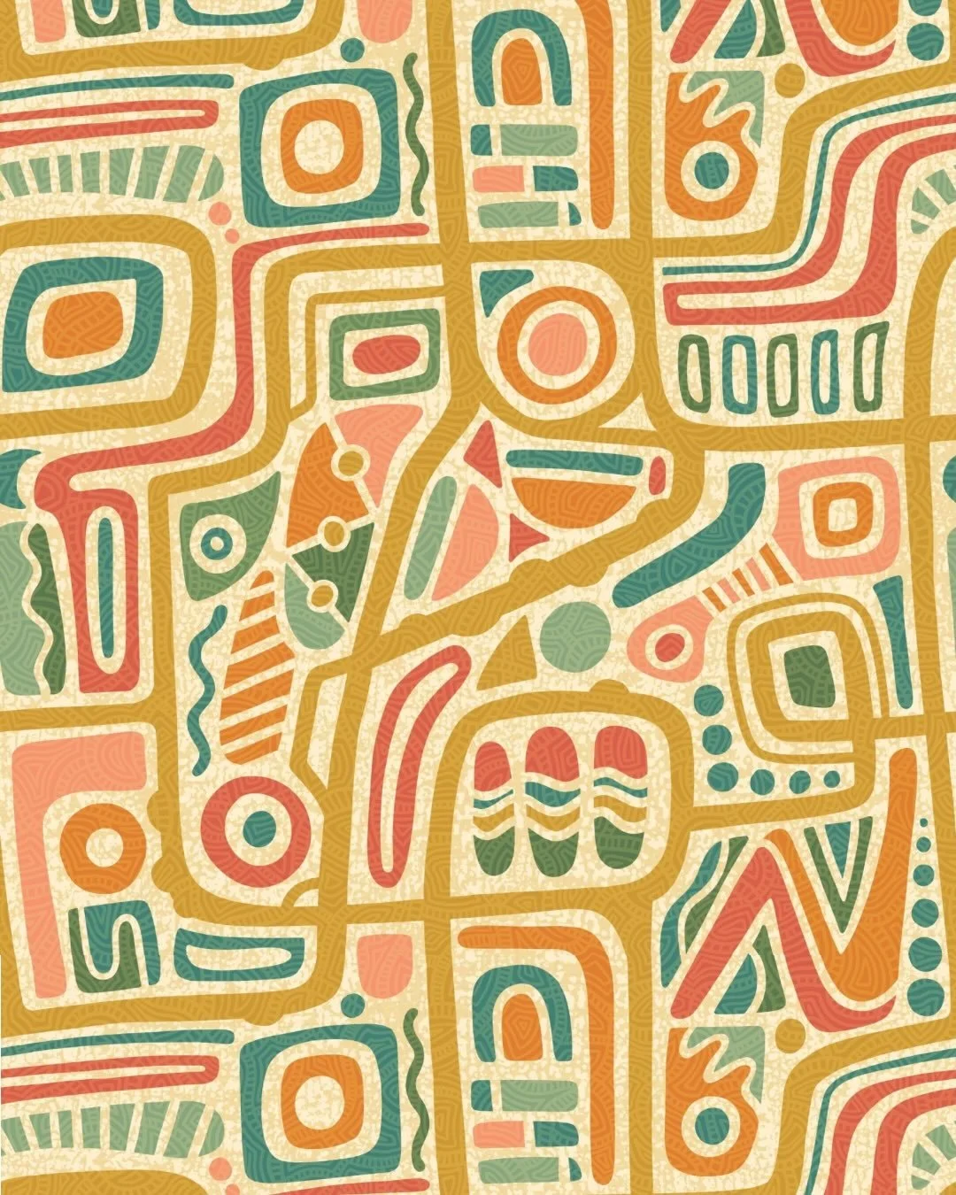 🌞✨ Sunwashed Resort began as an exploration of Spoonflower&rsquo;s Faded Resort design challenge and grew into a complete retro coastal collection inspired by weathered architecture, vintage poolside afternoons, sun-bleached textiles, and nostalgic 
