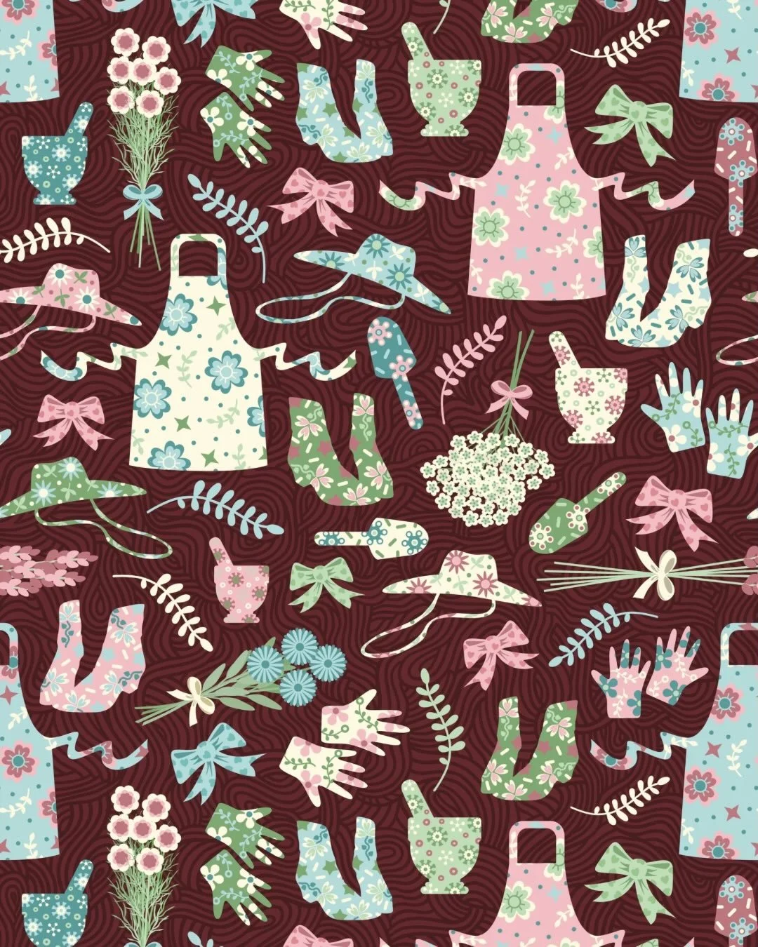 Gatherer&rsquo;s Wardrobe 🌿
For week three of the #JuneInBloom2026 challenge, I imagined the clothing, tools, and treasures of a woodland herbalist.

Hidden Apothecary
A Scandinavian folk art collection inspired by moonlit gardens, golden elixirs, a
