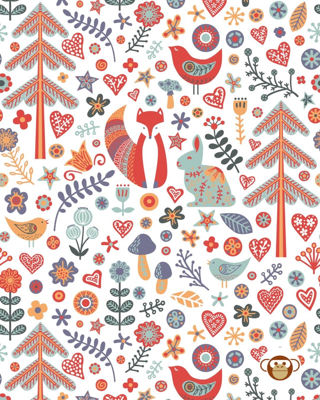This pattern didn&rsquo;t start as a pattern.
It started as a Pinterest pin. 🦊🐇

Pinterest kept drawing attention to the tiny details: beetles, flowers, mushrooms, and forest-floor treasures. 🐞🌿

Then the birds wanted their turn.
Songbirds, flowe