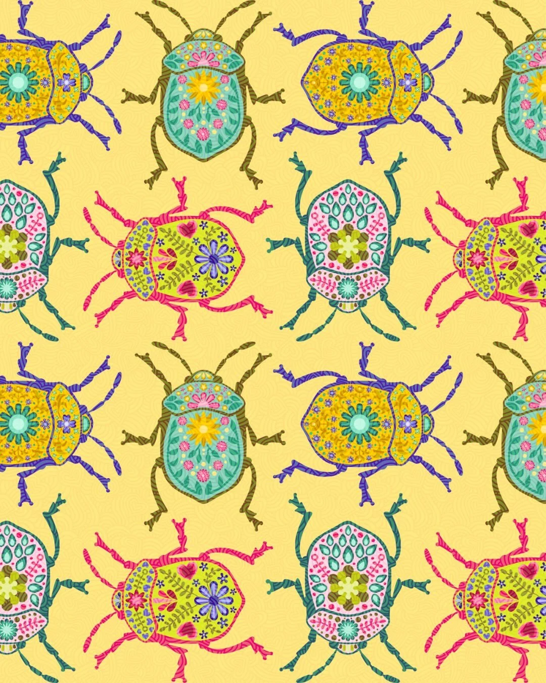 Cotton Harlequin Bug 🪲✨

This week&rsquo;s prompt for @thetuesdaycollective introduced me to the wonderfully colorful Cotton Harlequin Bug&mdash;and I couldn&rsquo;t resist giving each little beetle its own decorative personality.

Inspired by the i