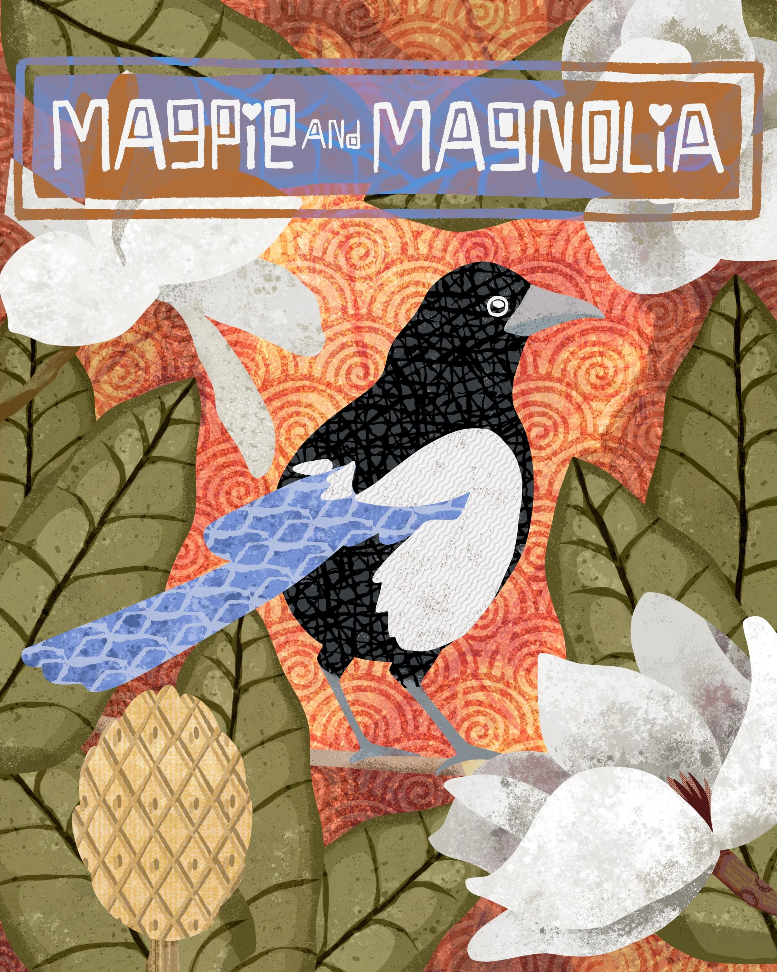 Magpie &amp; Magnolia 🪶🌸

Some ideas just need to sit around for a while. I started this one in the spring, and the magpie prompt from @thetuesdaycollective finally gave me a reason to finish it.

#thetuesdaycollective #TTC2026 #magpie #magnolia #g