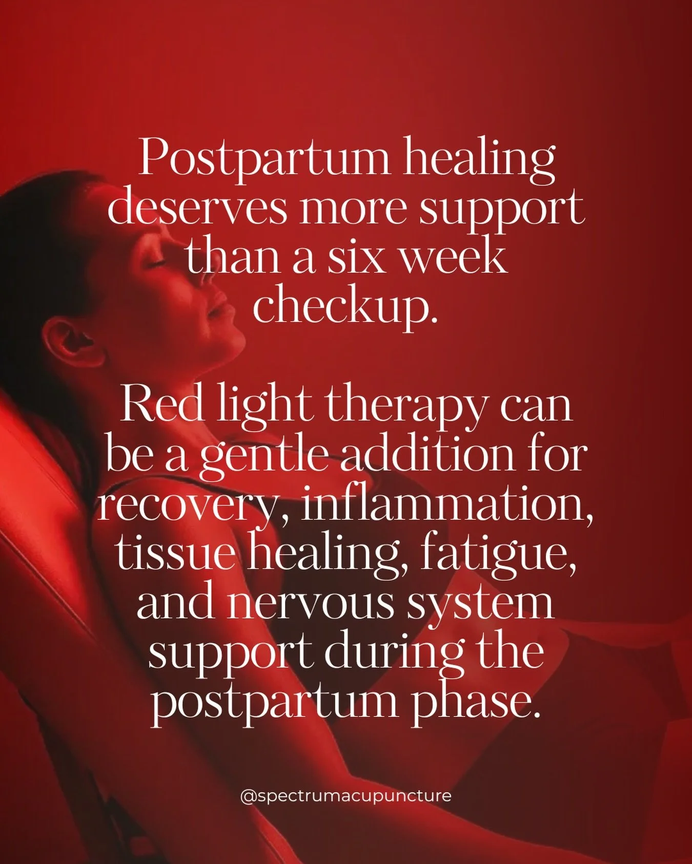 Postpartum recovery is so much more than &ldquo;getting cleared&rdquo; at six weeks.

For many women, healing continues long after the appointments stop. Fatigue, inflammation, nervous system overload, muscle tension, hormonal shifts, and simply feel