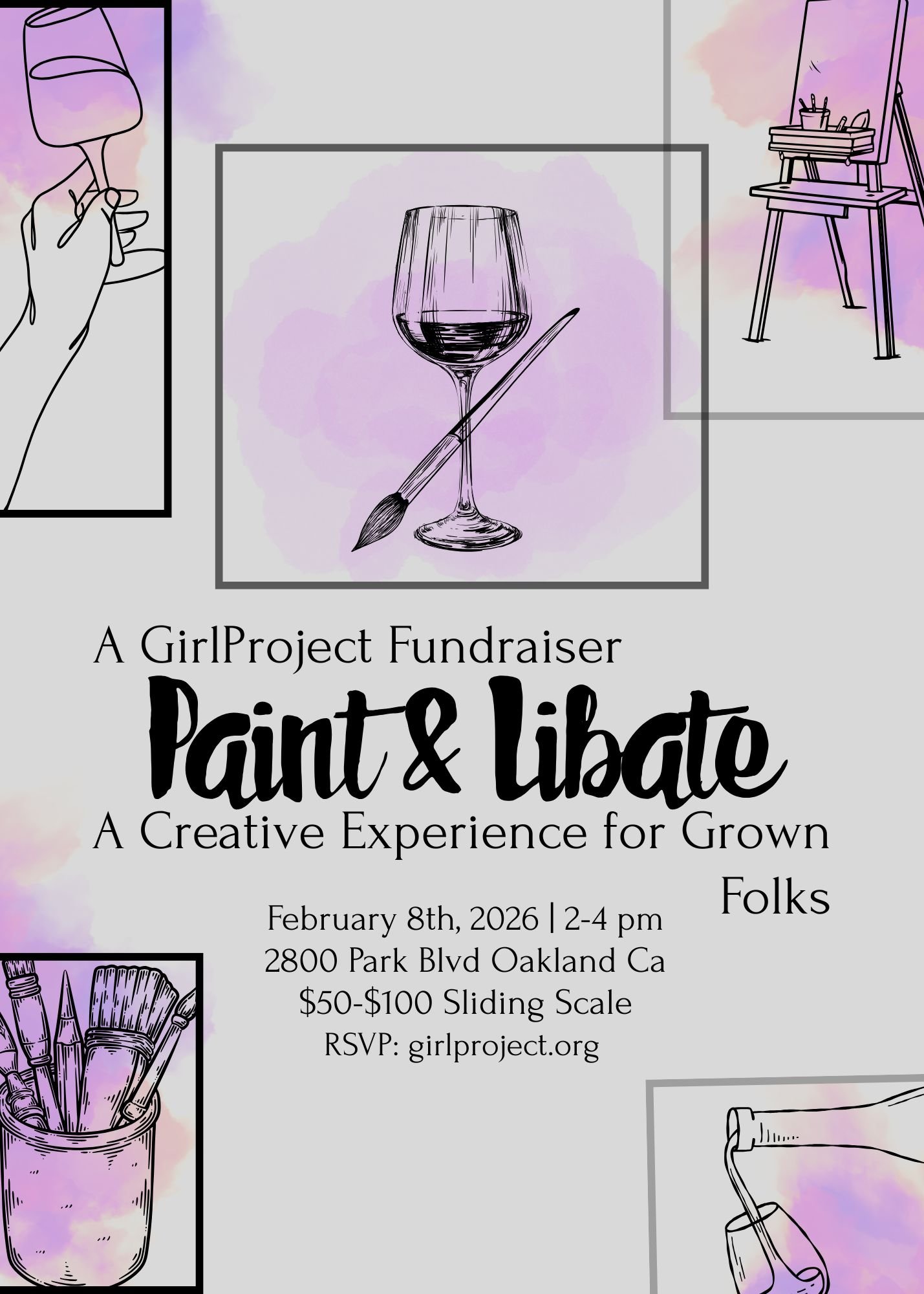A Girl Project Fundraiser: Paint &amp; Libate