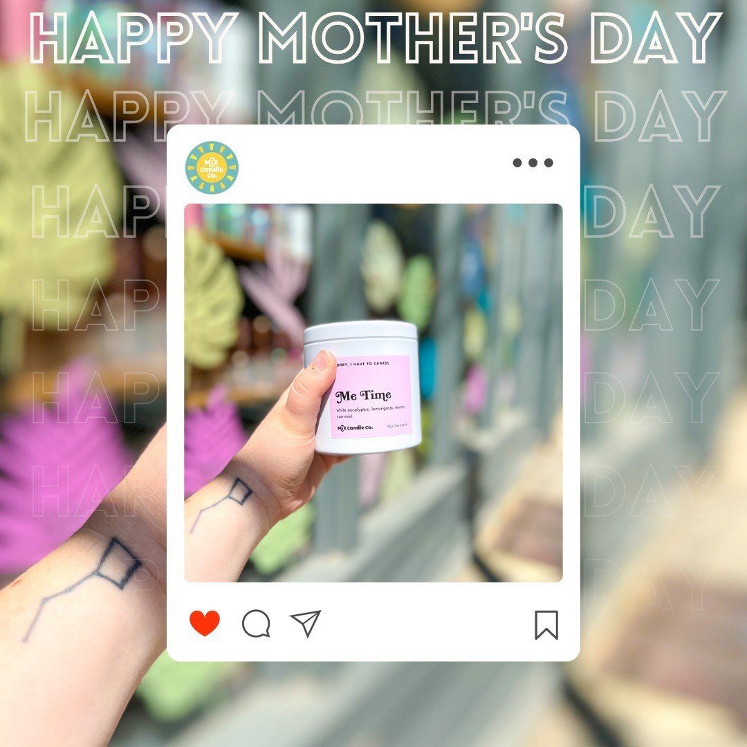 Happy Mother's Day to all who celebrate! We can't wait to see you today at both stores. We love that you decided to spend the day with us 🥹💐