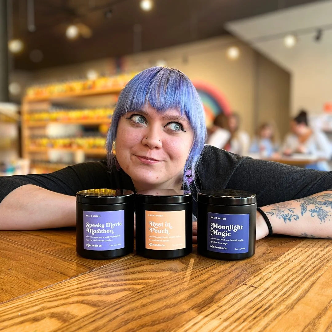Calling all basic witches 🧙‍♀️💅
Light up your Halloween with Rest in Peach, Moonlight Magic, and Spooky Movie Marathon. Available now at Mix Candle Co!