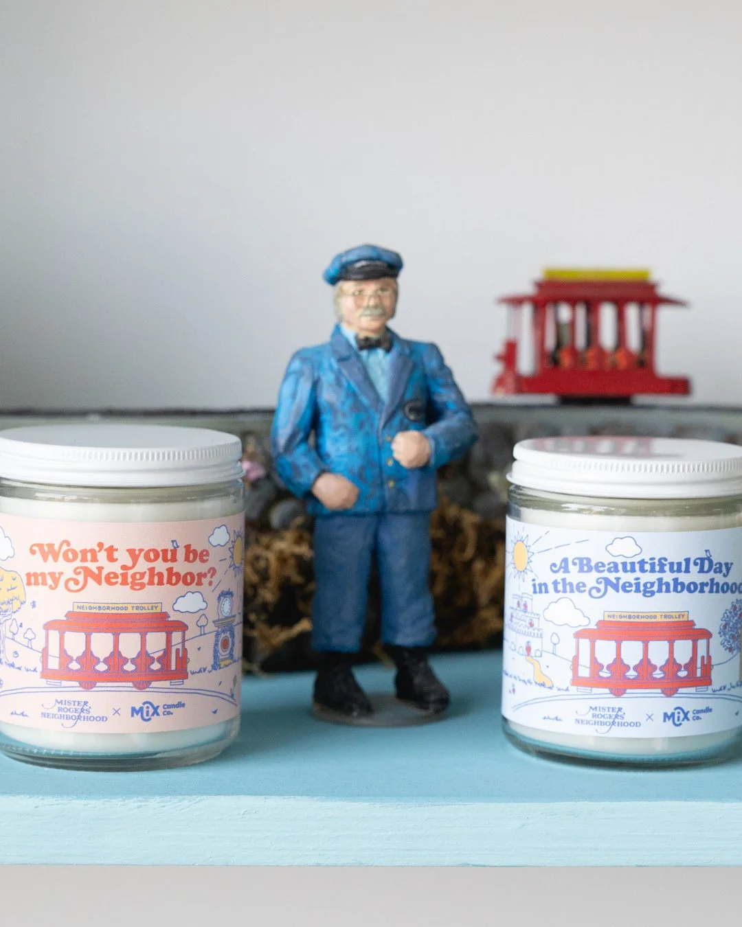 Everyone in the Neighborhood loves our Mister Rogers inspired candles — a cozy reminder of kindness, comfort, and simple moments that make home feel special.