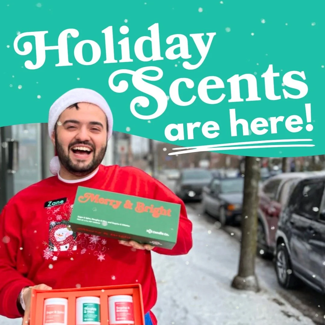 Smells like Holiday Spirit! Our Holiday scents are now available at both Locations! 🎄
