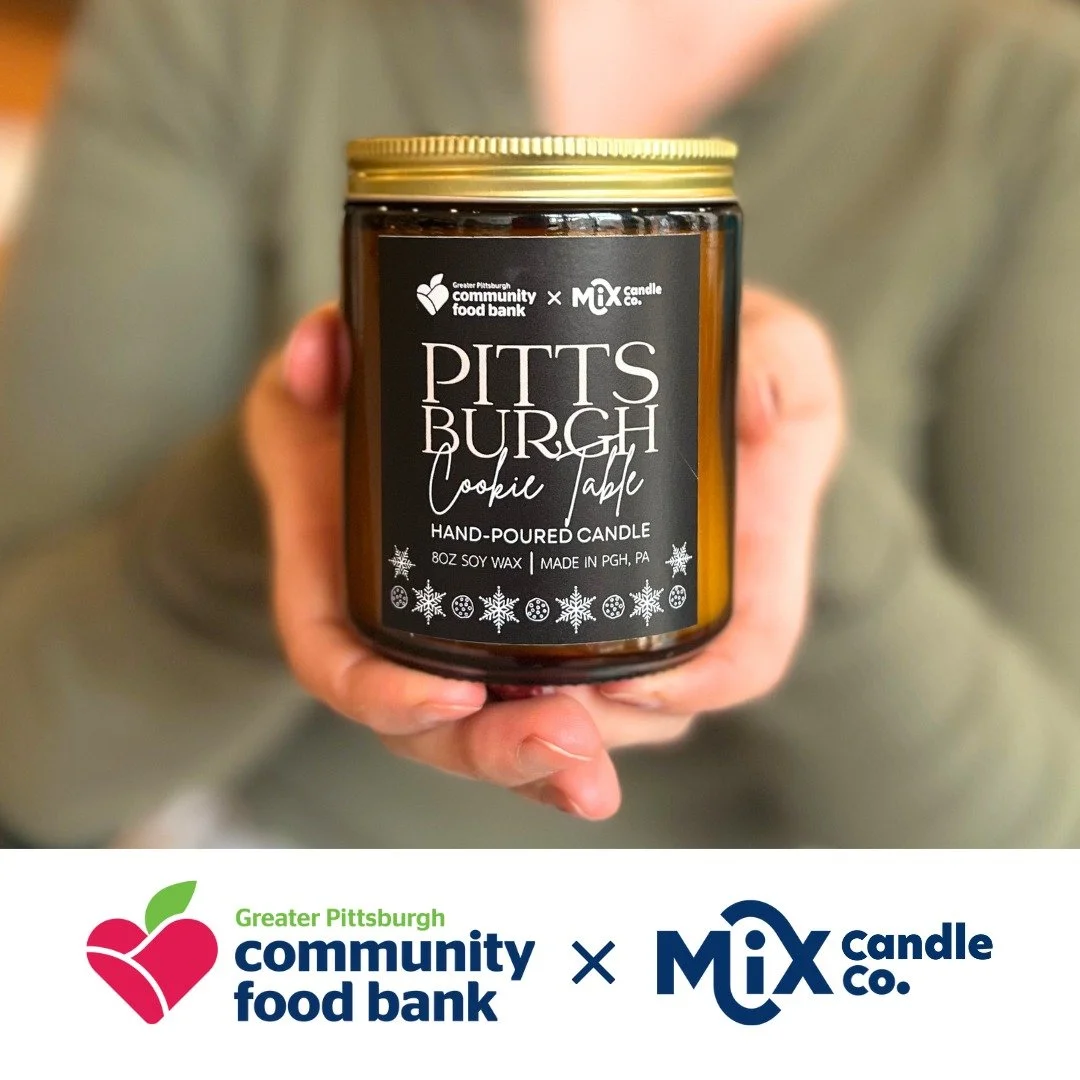 🍪 New Collaboration Alert! 🍪

We&rsquo;re proud to partner with Greater Pittsburgh Community Food Bank to bring you Pittsburgh Cookie Table- a candle inspired by one of Pittsburgh's sweetest traditions. 💛

With cozy notes of chocolate crinkles, gi