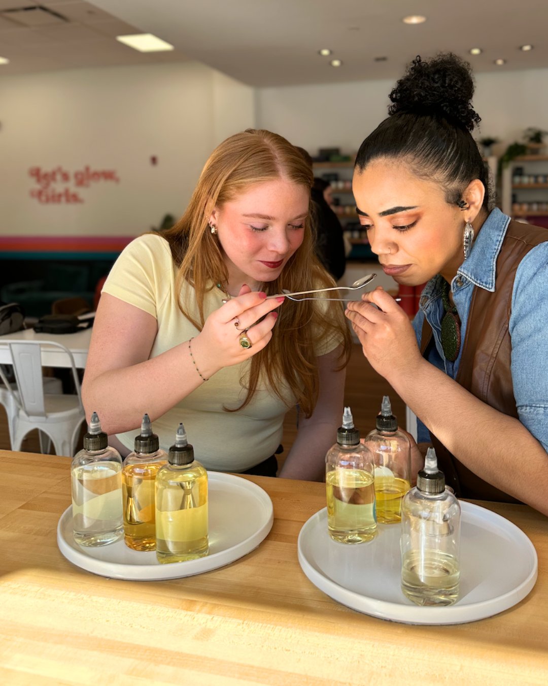 Candles + friends = the ultimate pick-me-up for cold days and cloudy skies. 🕯️✨⁠
Stop by, mix your own candle, and make a memory while you&rsquo;re at it. 😉