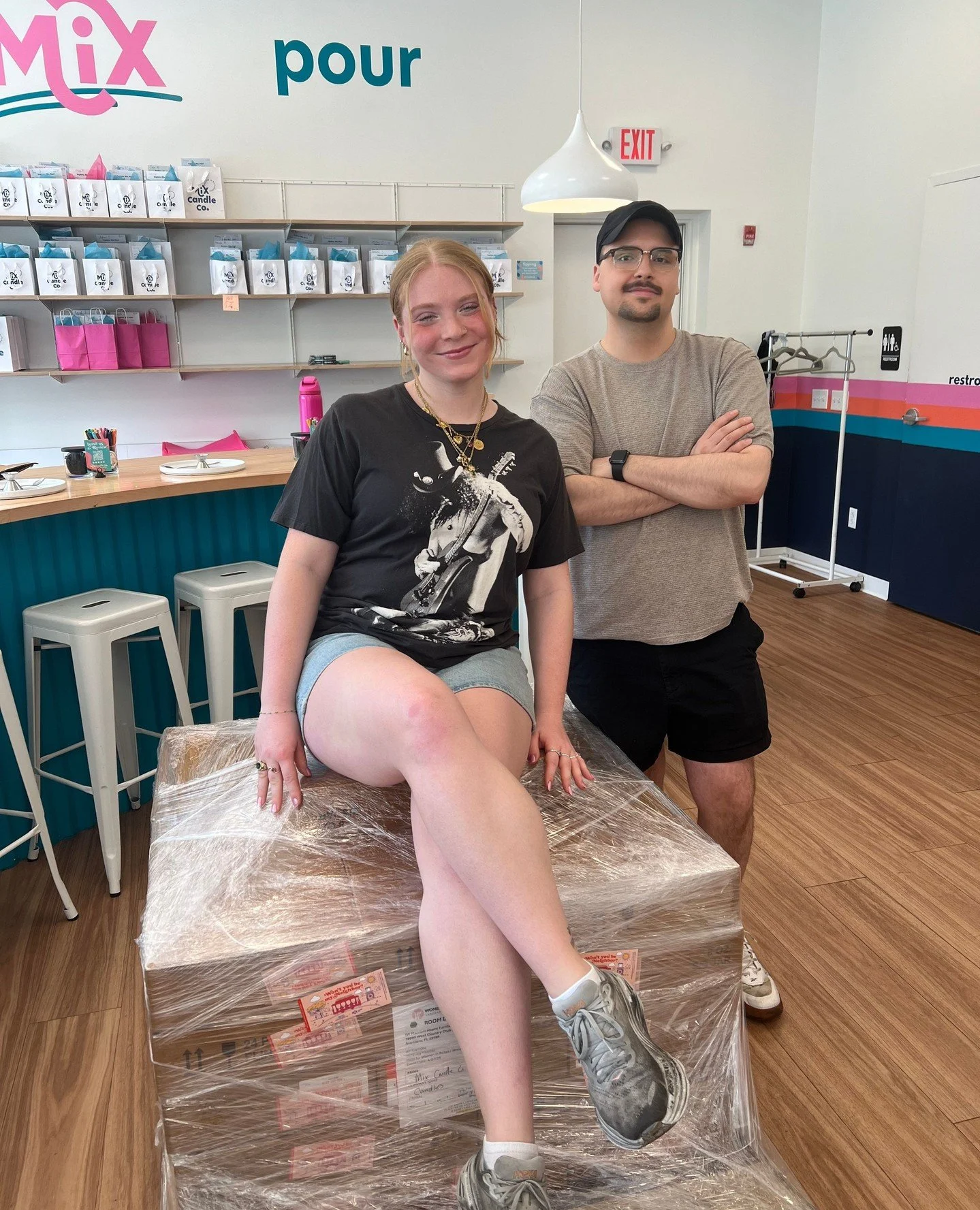 Everyone from Pittsburgh to Miami adores our Mister Rogers' Neighborhood candles! We've created over 700, all headed to the Women in Retail Leadership Conference!