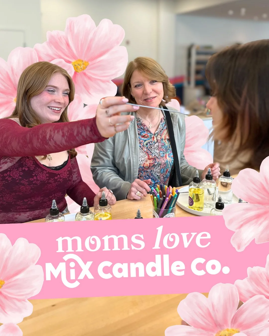 🌸 There&rsquo;s nothing quite like celebrating Mother&rsquo;s Day at Mix Candle Co! We still have openings for Sunday, May 10th. Don&rsquo;t miss your chance to create a memory that smells ✨️ amazing ✨️⁠
⁠
Reserve your spot at mixcandleco.com or cal