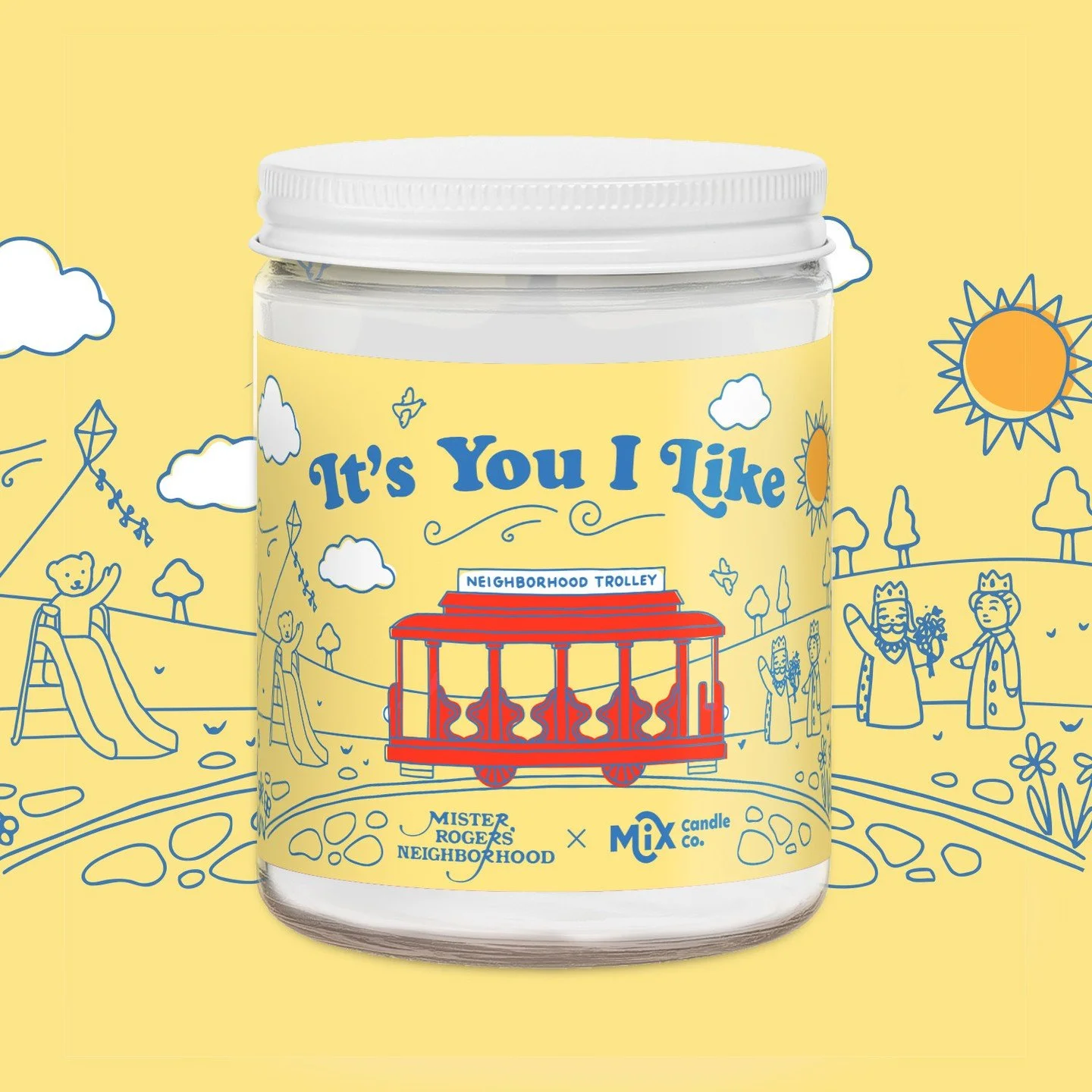 Bring the sunshine of the Neighborhood into your home! 🍊☀️ Introducing our newest Mister Rogers' Neighborhood candle! Smells like sunshine and clementines. ⁠
⁠
Now available in both stores and online at mixcandleco.com ❤️⁠
⁠
⁠
⁠