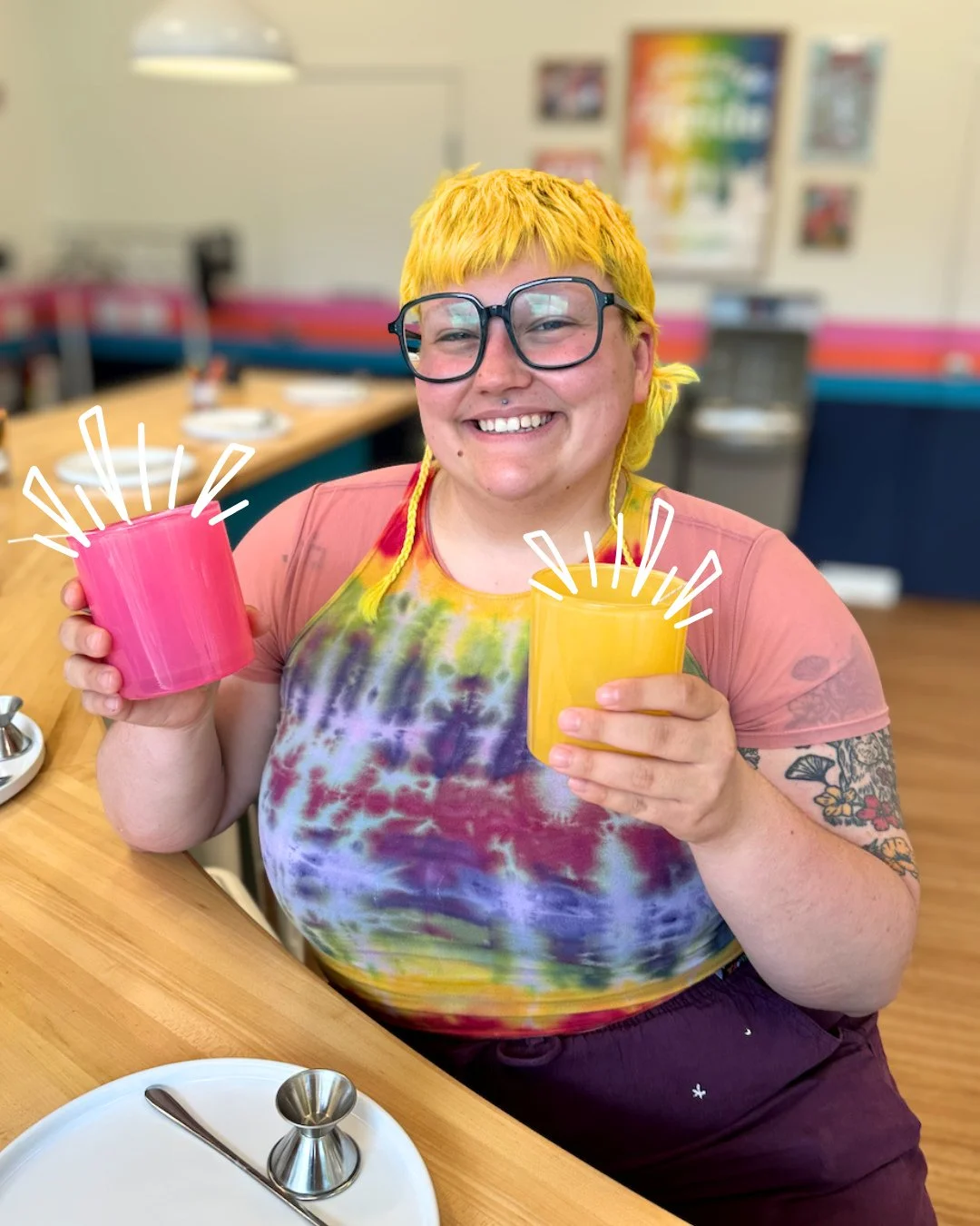 Your candle should be *so* you ✨ From the jar you choose, to the label you design, to the fragrance you blend- every detail is completely customizable! 💖⁠
⁠
Our Assistant Manager Mads is obsessed with the combo of Watermelon 🍉, Frozen Margarita 🍹,