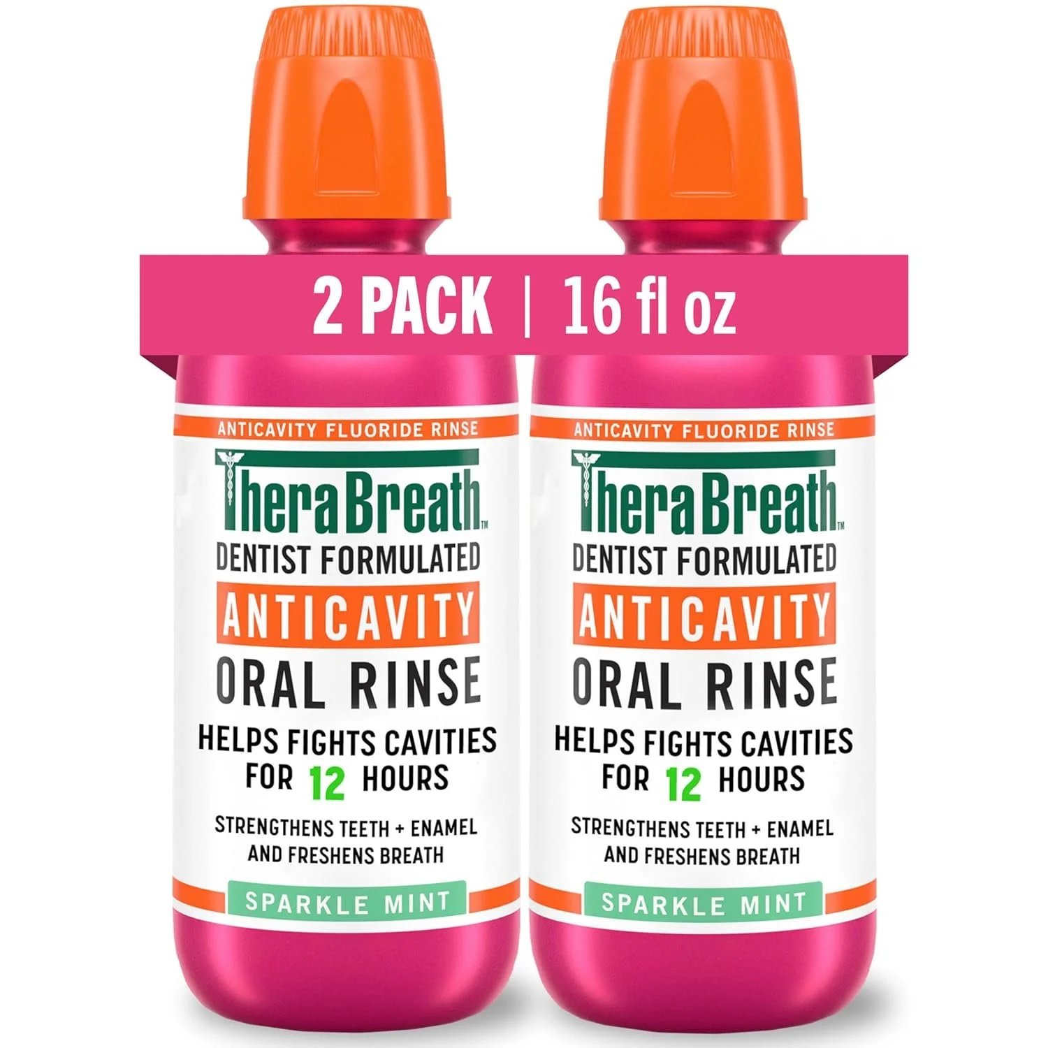 TheraBreath Anticavity Fluoride Oral Rinse Mouthwash