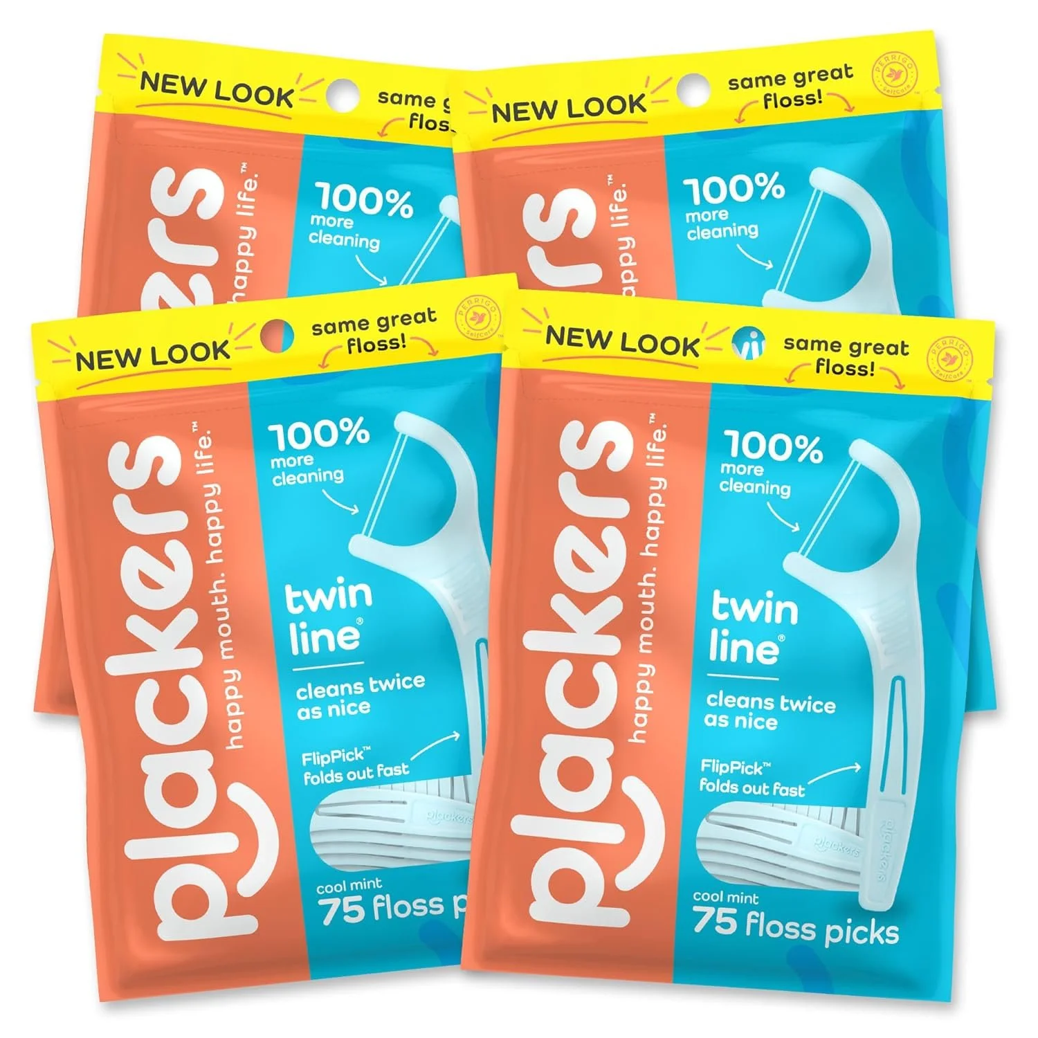 Plackers Twin Line Dental Floss Picks