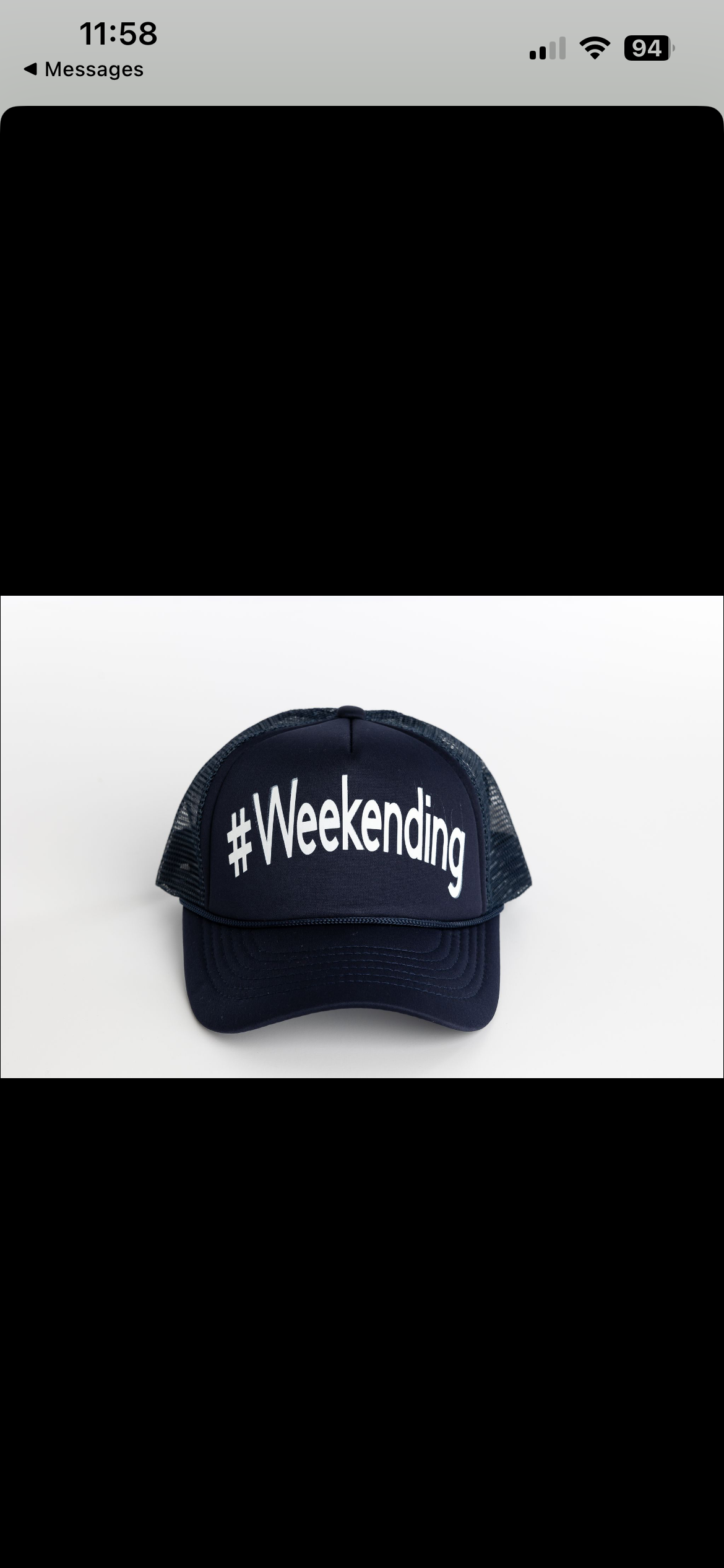 Weekending Baseball Cap